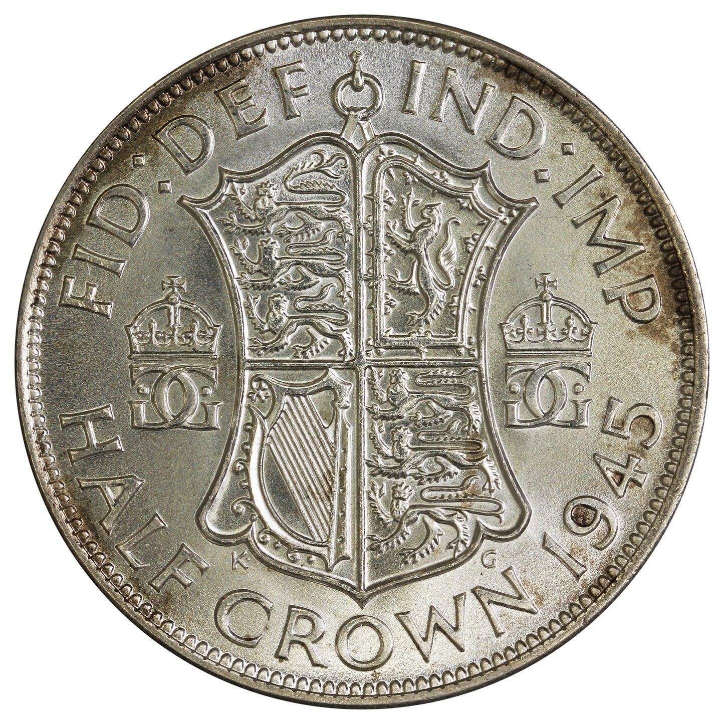 Great Britain 1945 1/2 Crown UNC+ (MS62) $