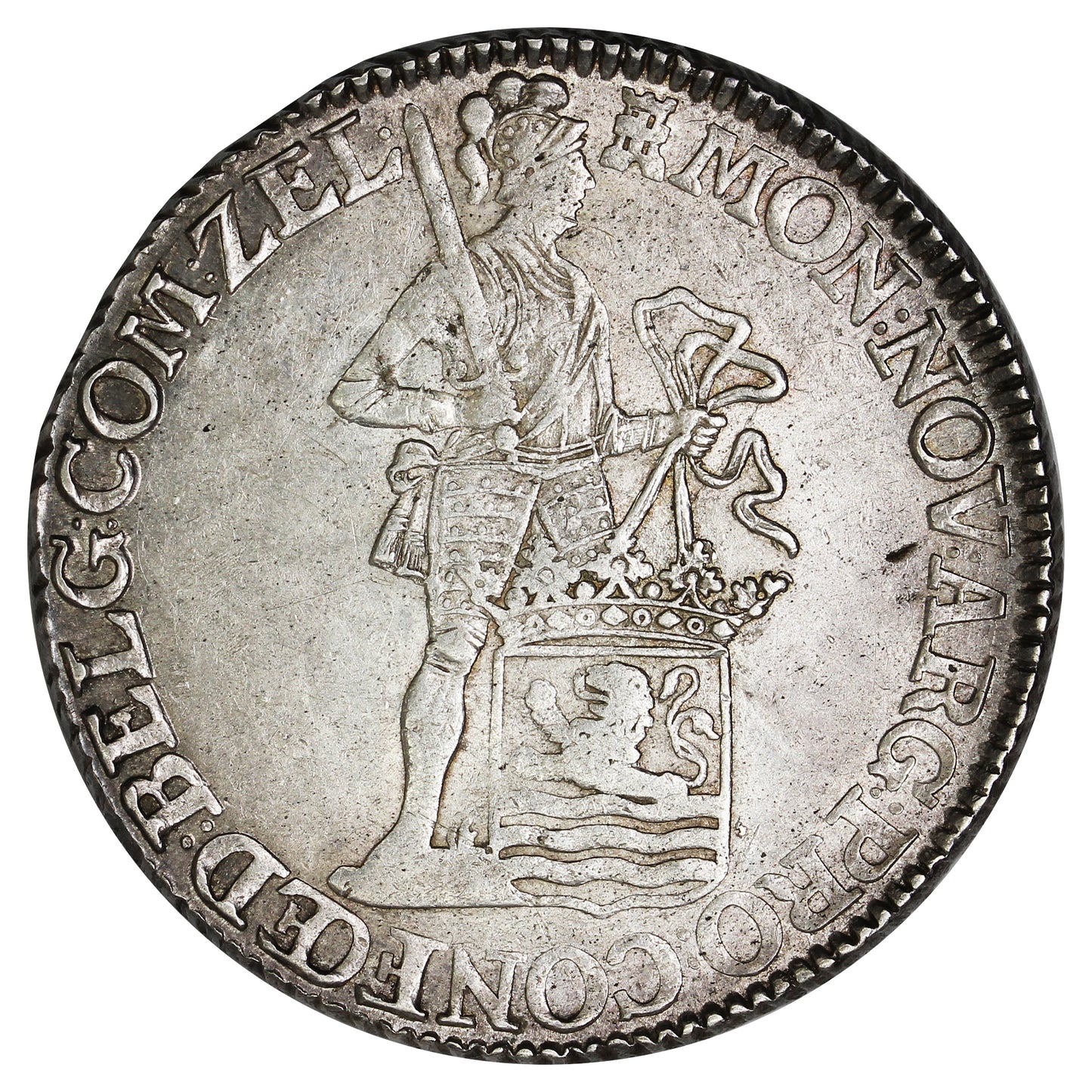 Netherlands 1775 Zeeland Silver Ducat EF-AU (EF45) (L)