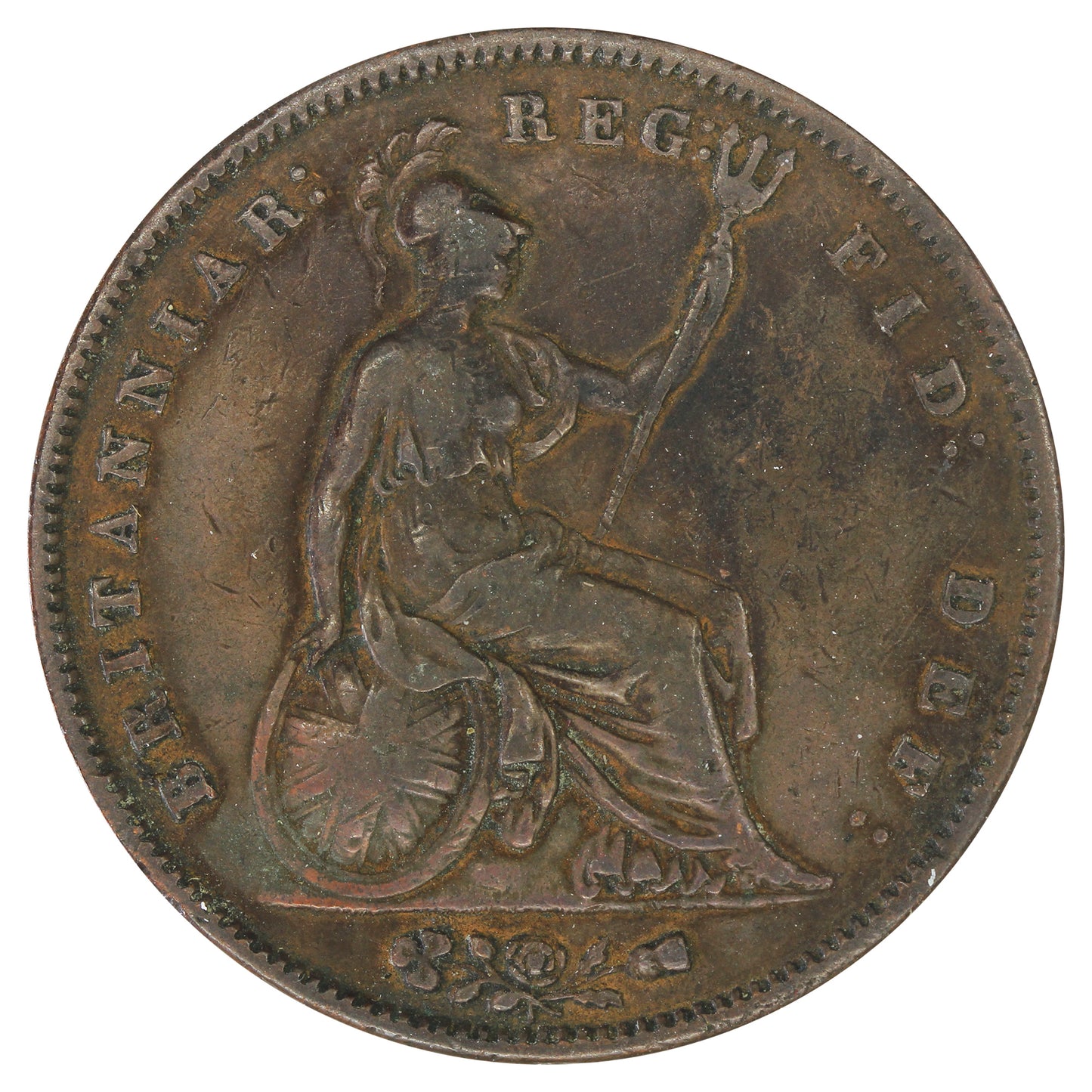 Great Britain 1853 Penny Very Fine (VF20)