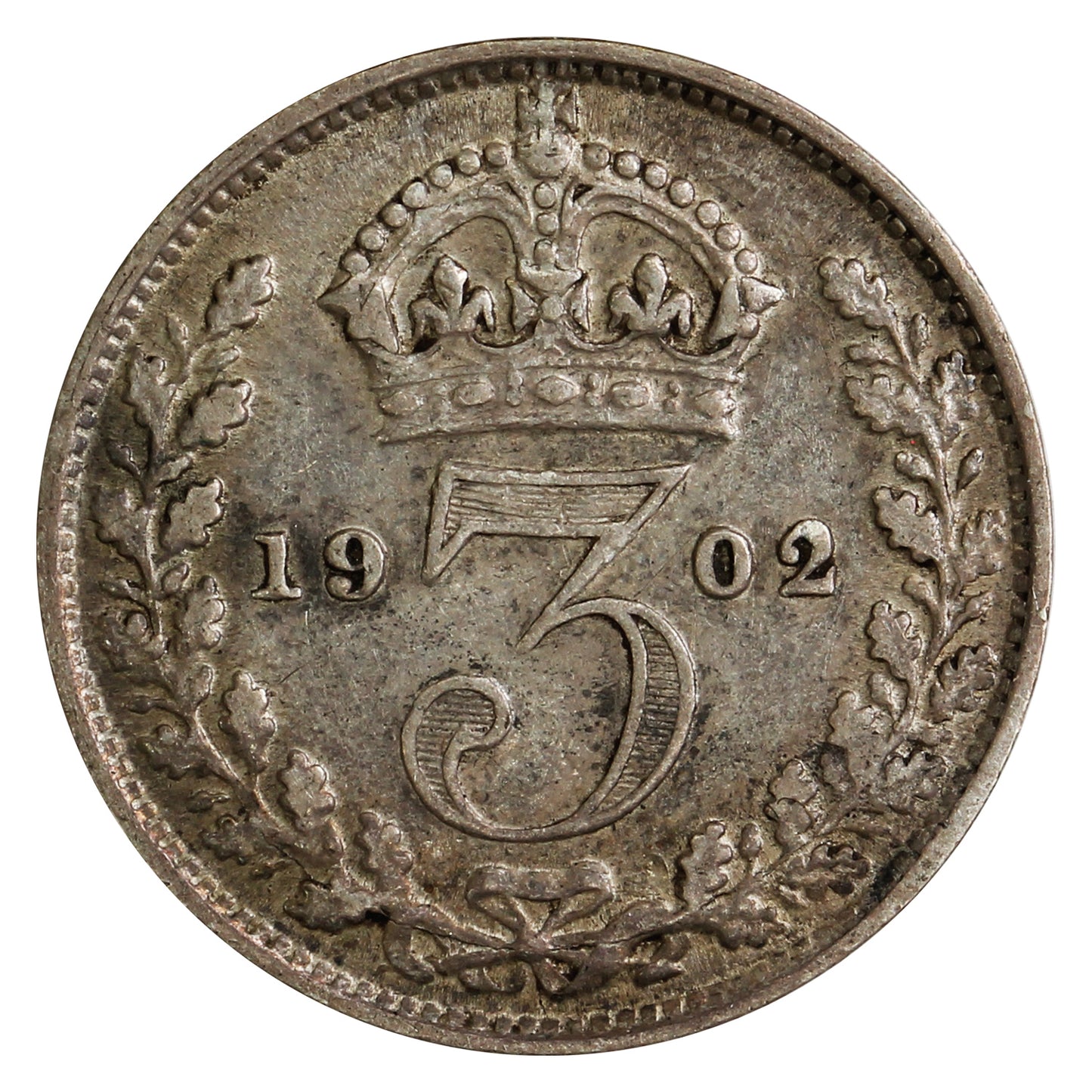 Great Britain 1902 3 Pence VF-EF (VF30)