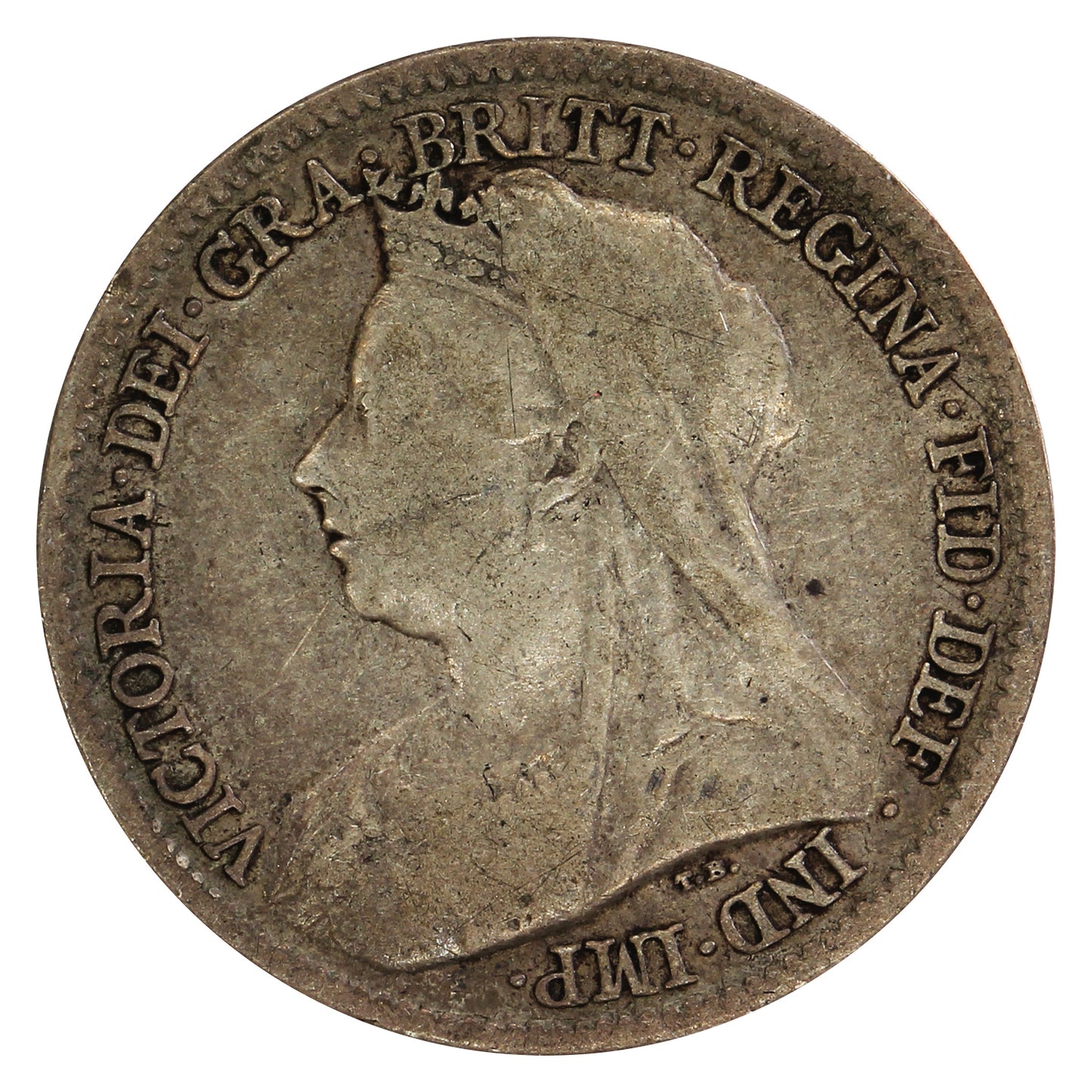 Great Britain 1900 6 Pence Very Good (VG8)