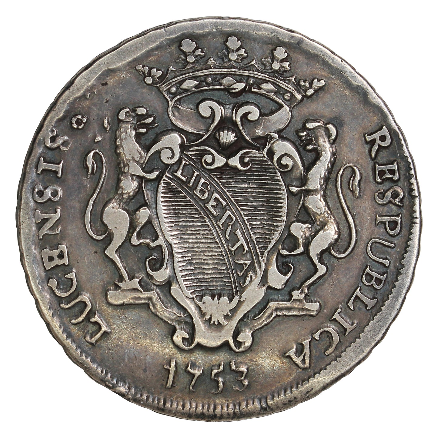 Italian States 1753 Lucca Scudo Extra Fine (EF40) (L)