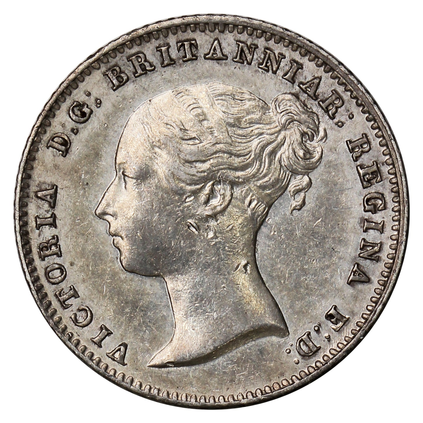 Great Britain 1838 4 Pence AU-UNC (AU55) $