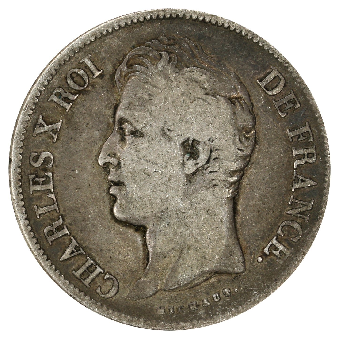 France 1828A 5 Francs Fine (F12) $