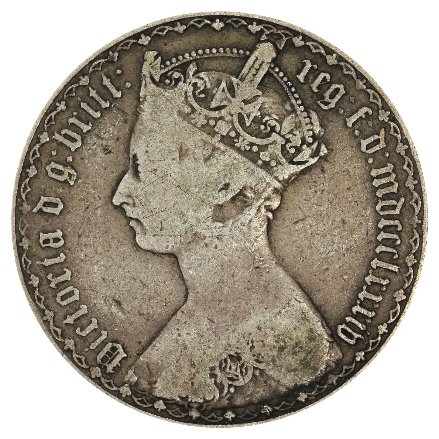 Great Britain 1884 Florin VG-F (VG10) $