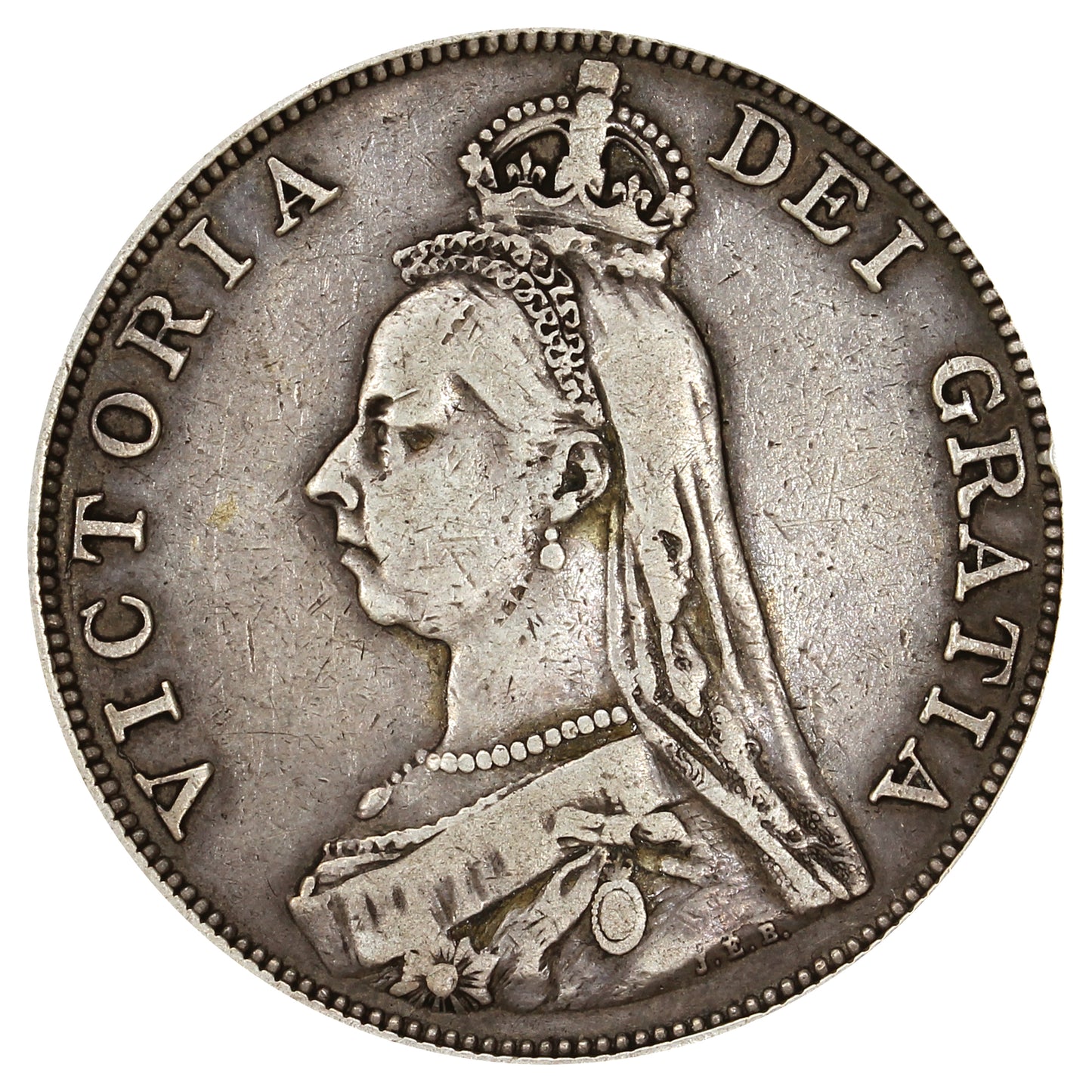 Great Britain 1889 Double Florin Fine (F12) $