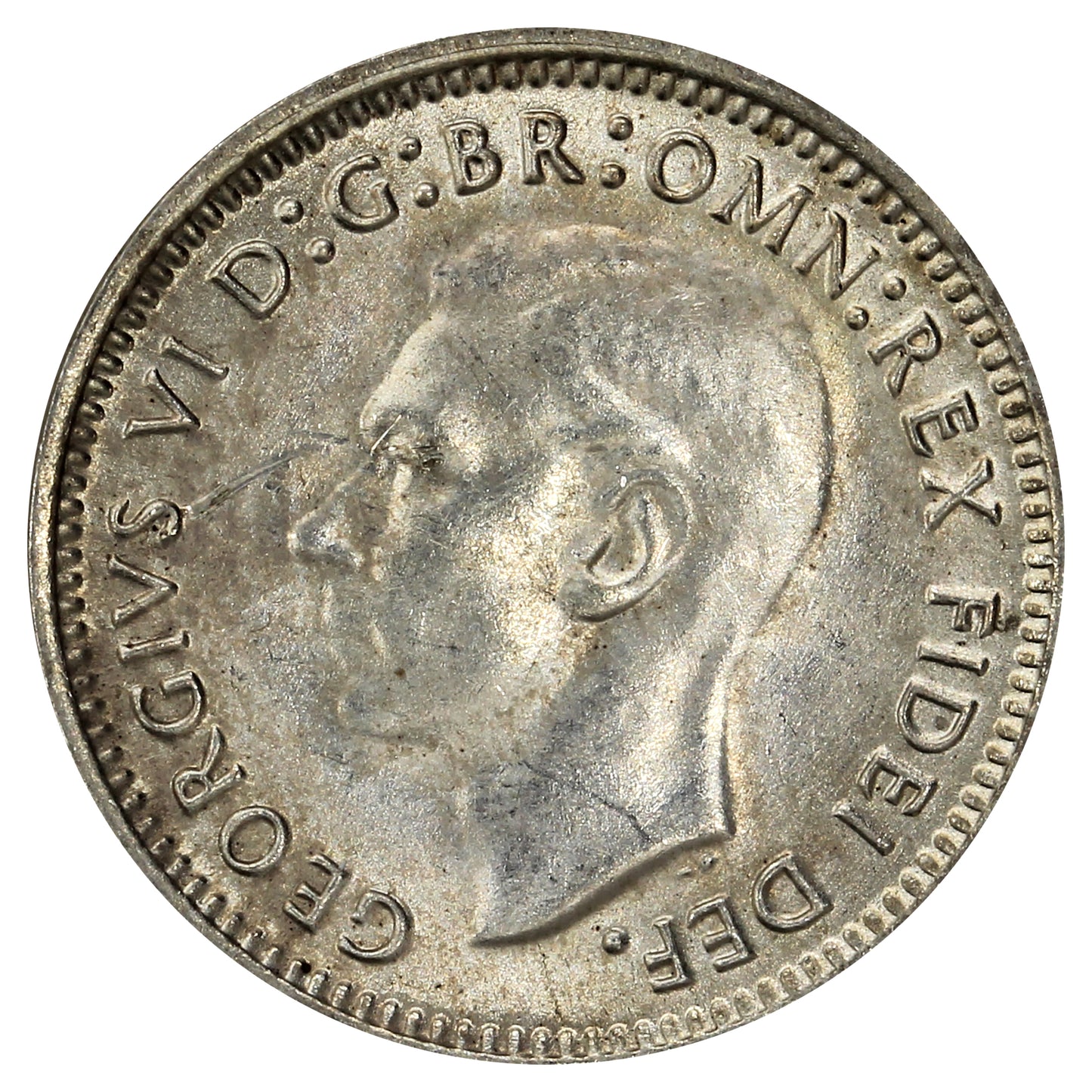 Australia 1952 3 Pence Brilliant Uncirculated (MS63)
