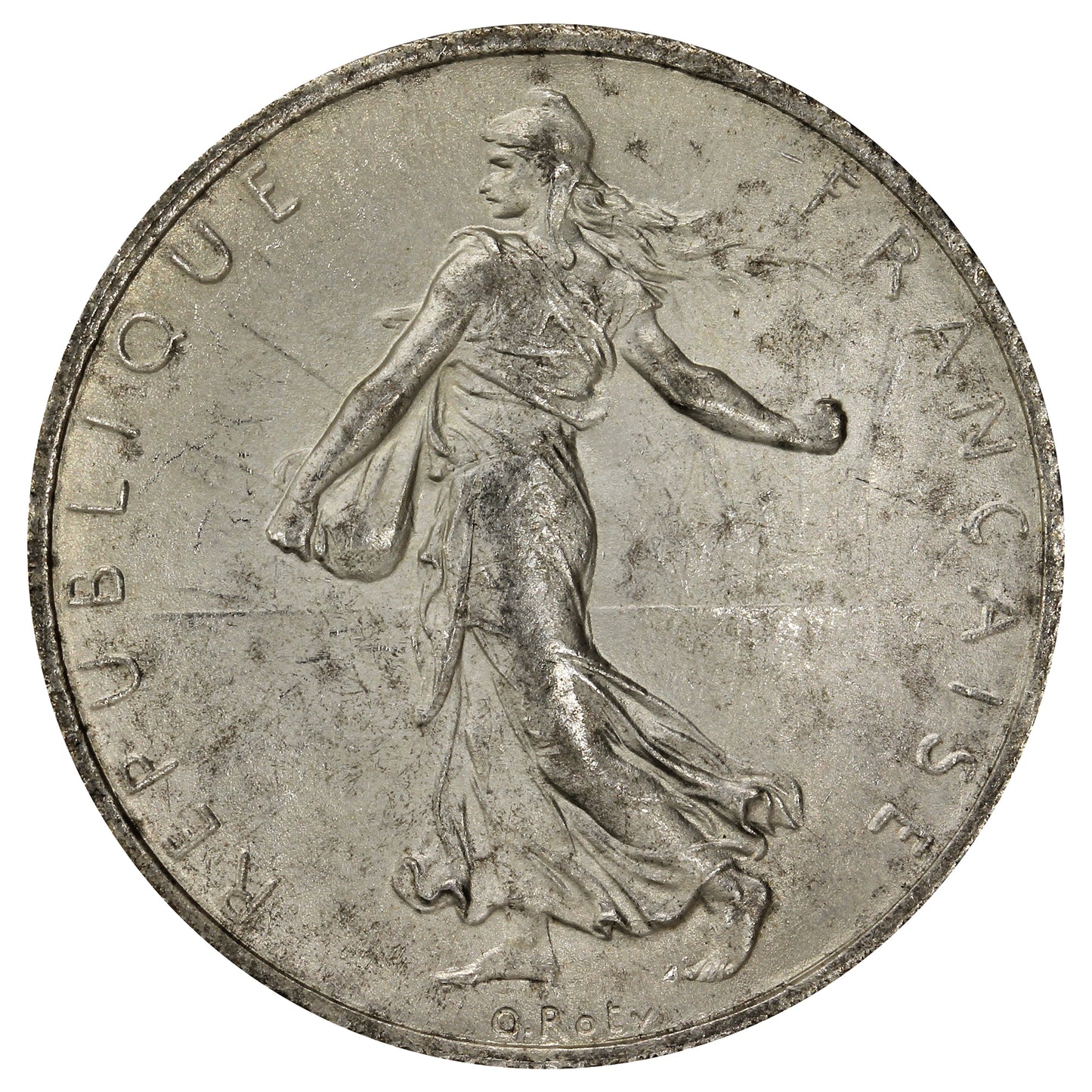 France 1916 2 Francs Uncirculated (MS60)