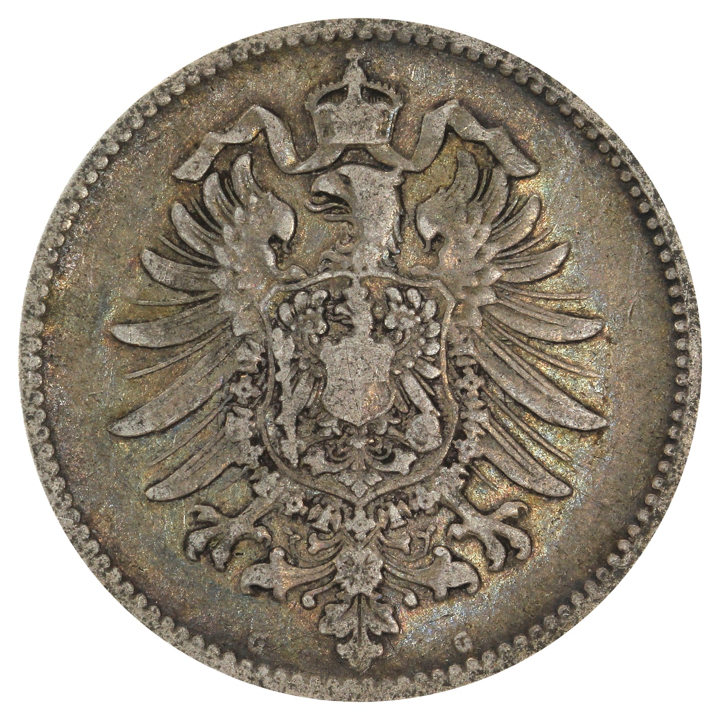 German Empire 1874G Mark VF-EF (VF30)