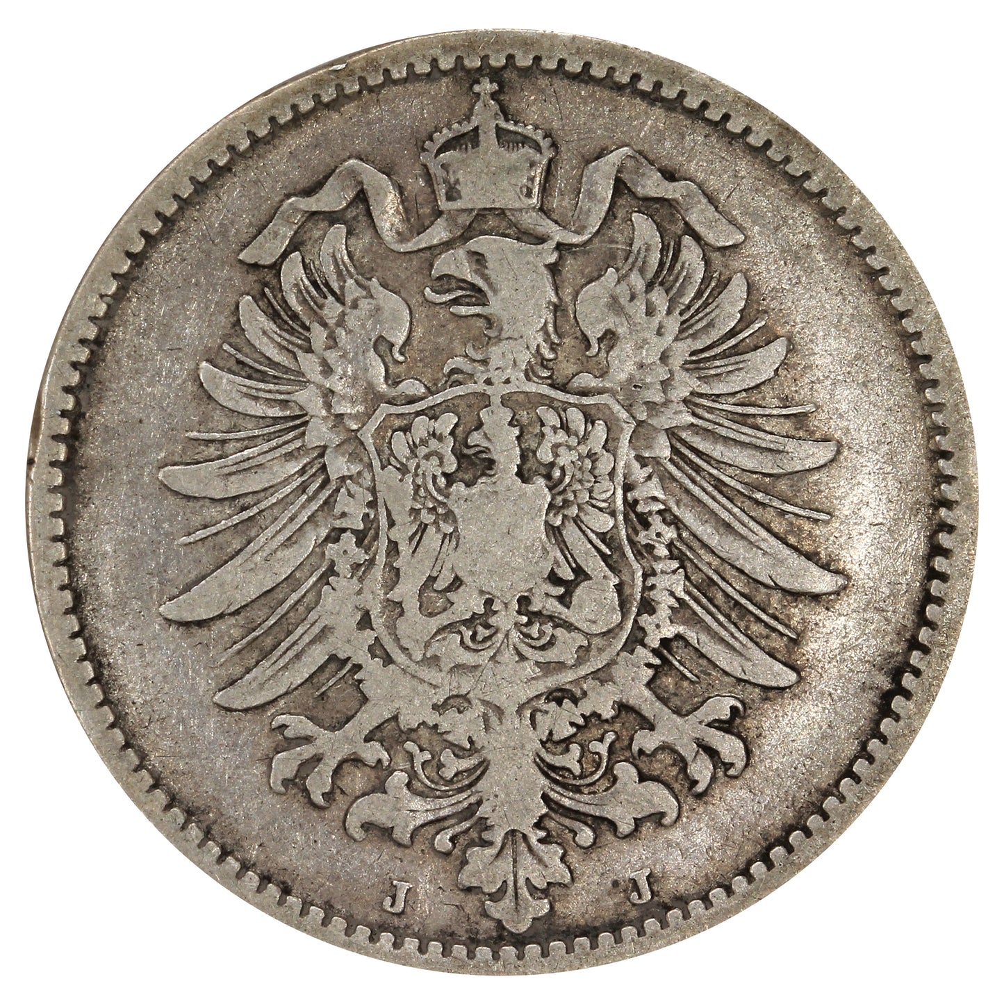 German Empire 1875J Mark Very Fine (VF20)