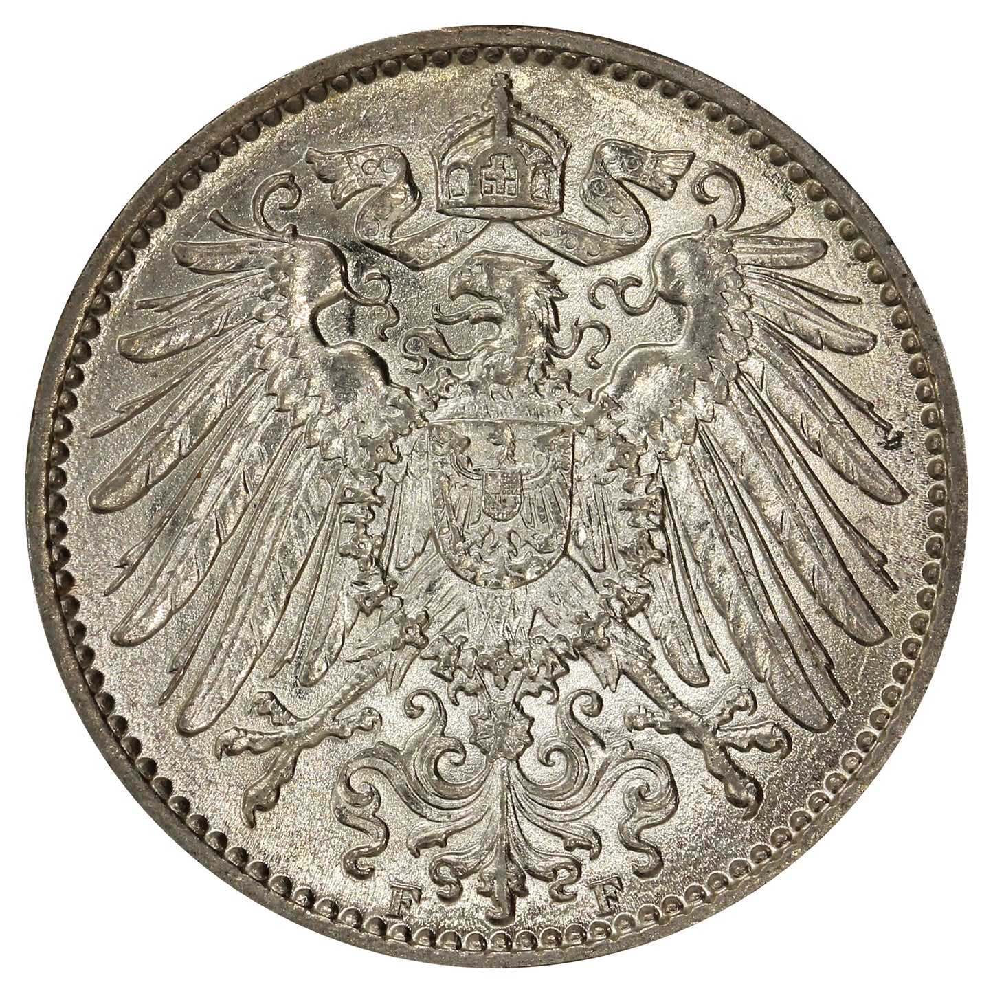 German Empire 1915F Mark Brilliant Uncirculated (MS63)