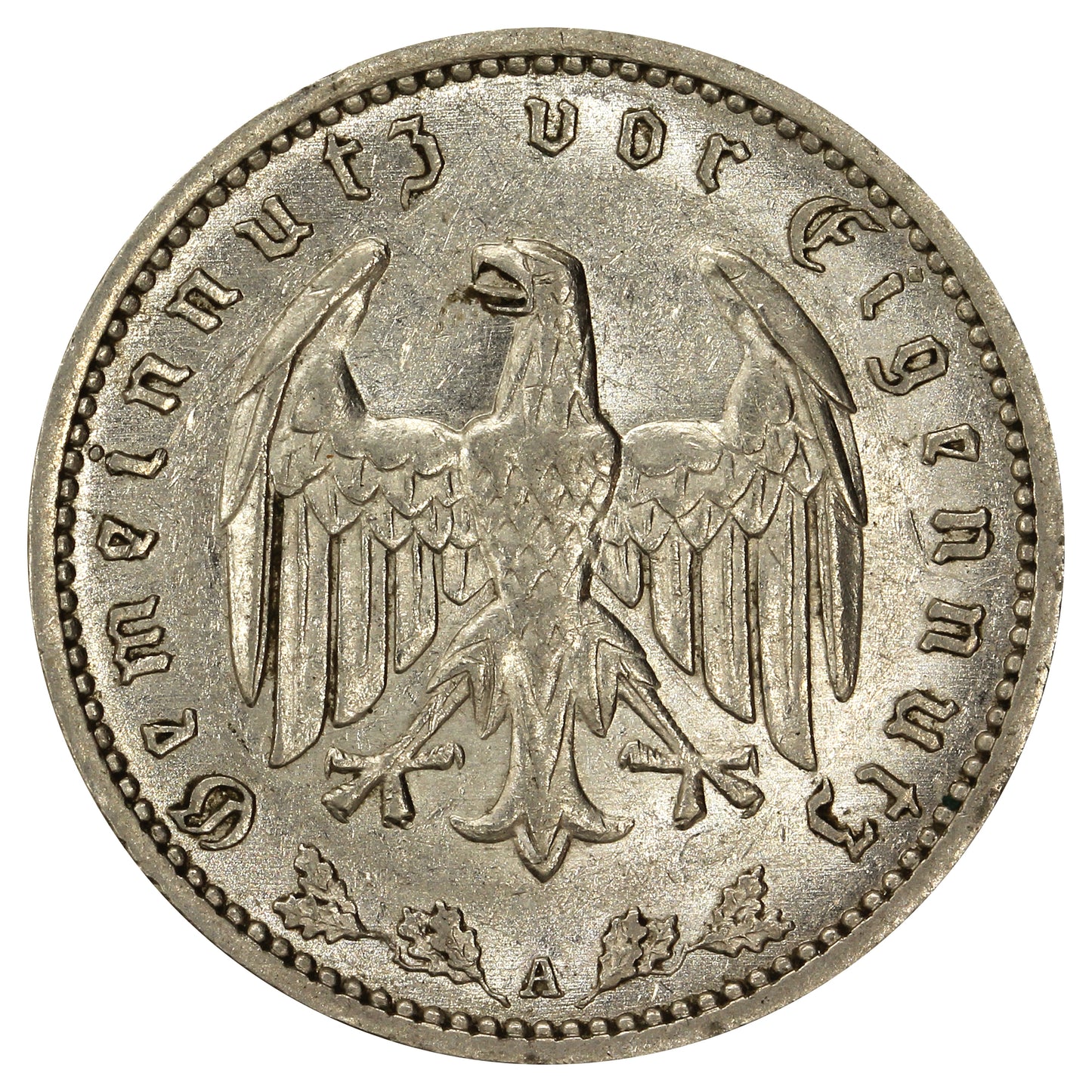 German Third Reich 1933A Mark Extra Fine (EF40)