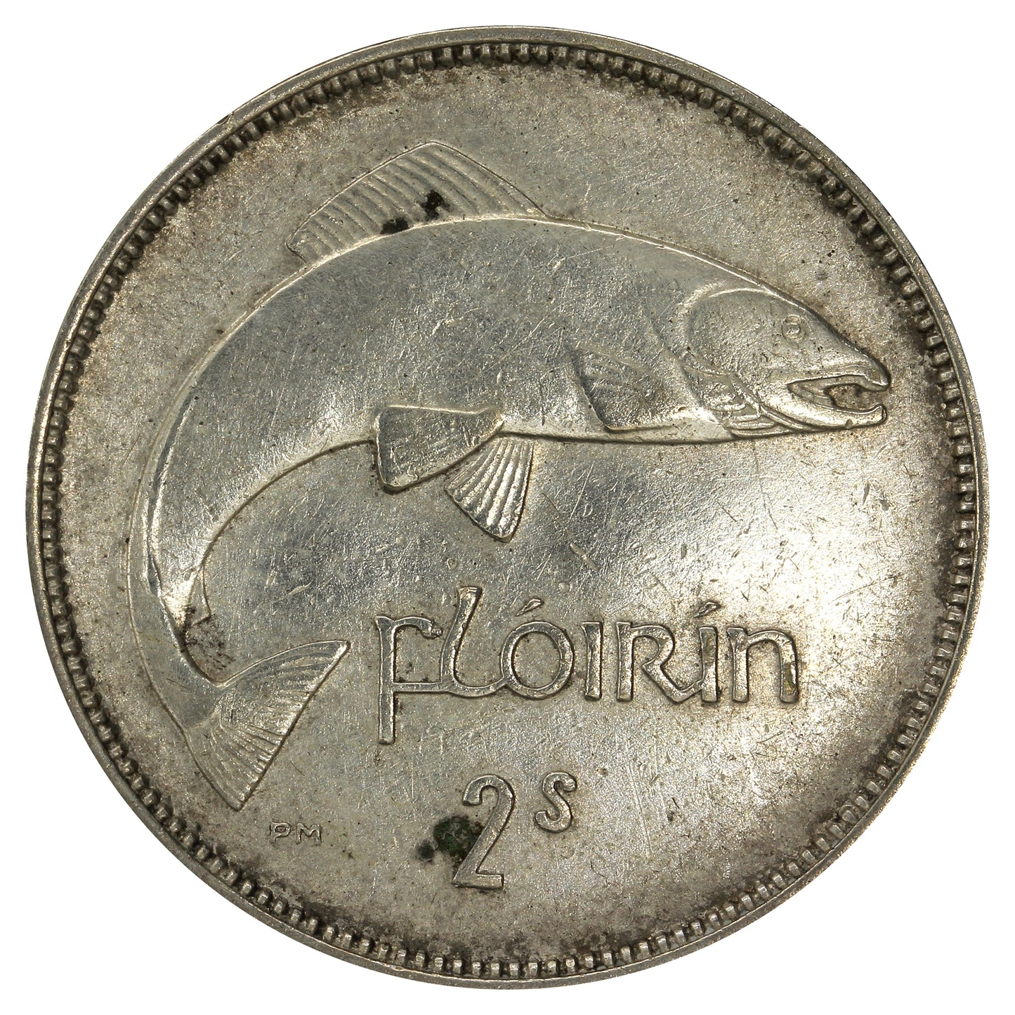 Ireland 1939 Florin Almost Uncirculated (AU50)