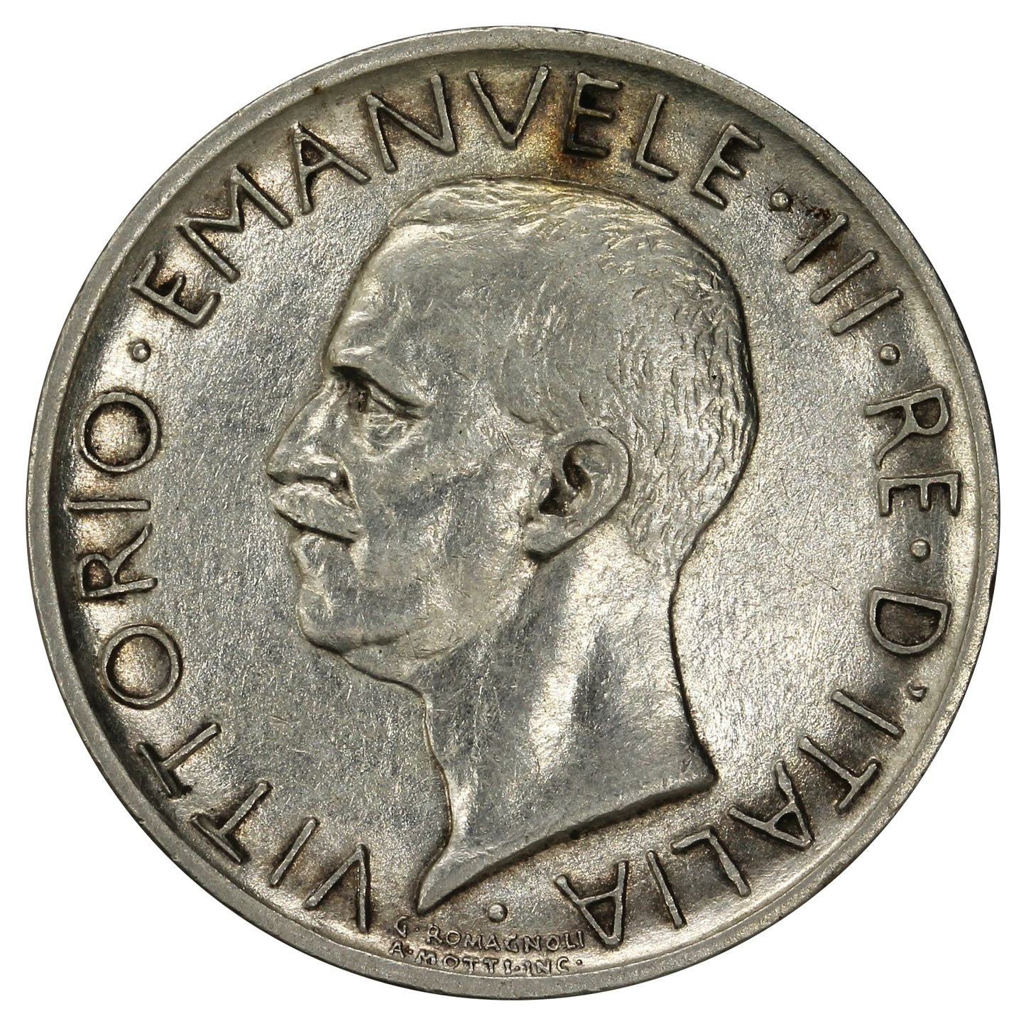 Italy 1929R 5 Lire VF-EF (VF30)