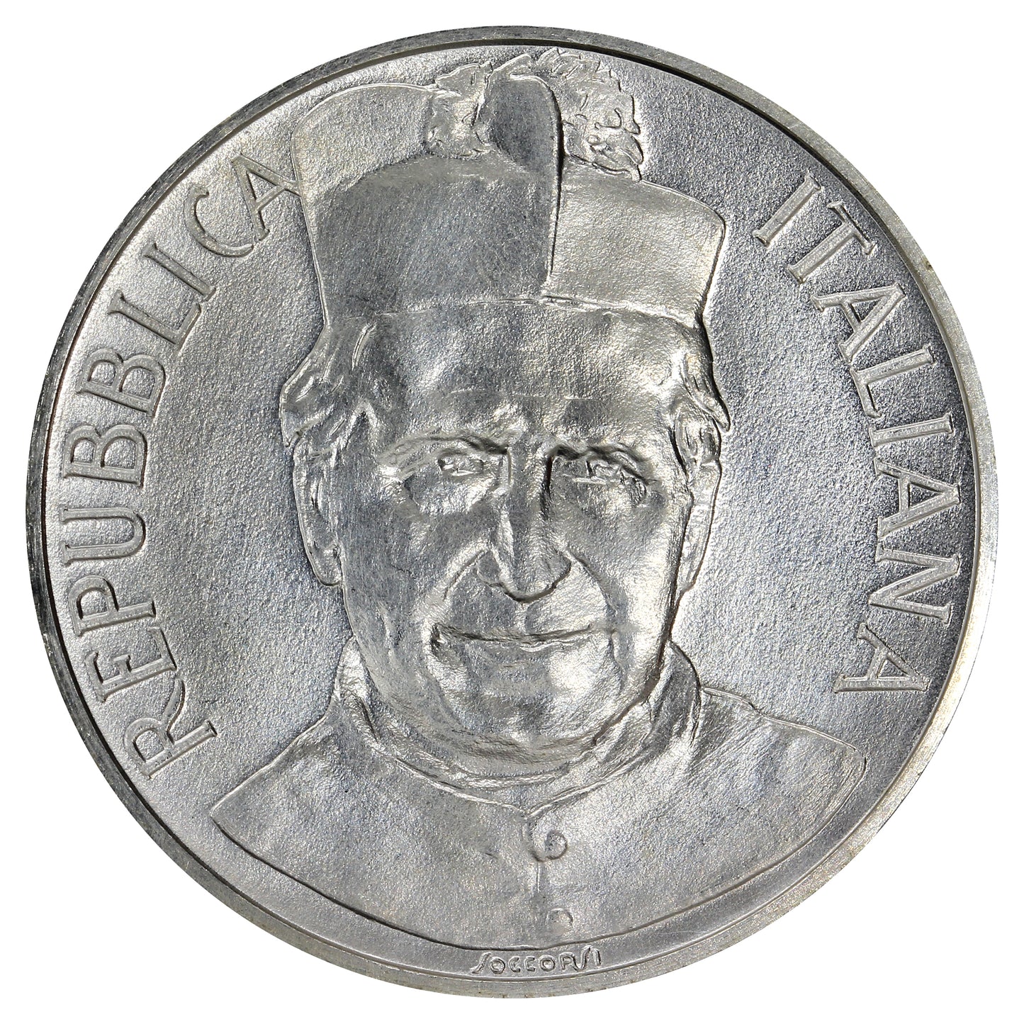 Italy 1988R San Giovanni Bosco 500 Lire Brilliant Uncirculated (MS63)