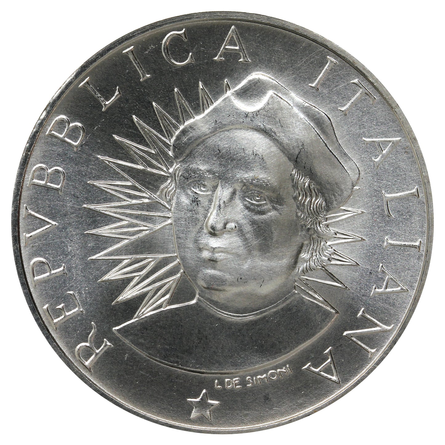 Italy 1991R Discovery of the Americas 500 Lire Brilliant Uncirculated (MS63)