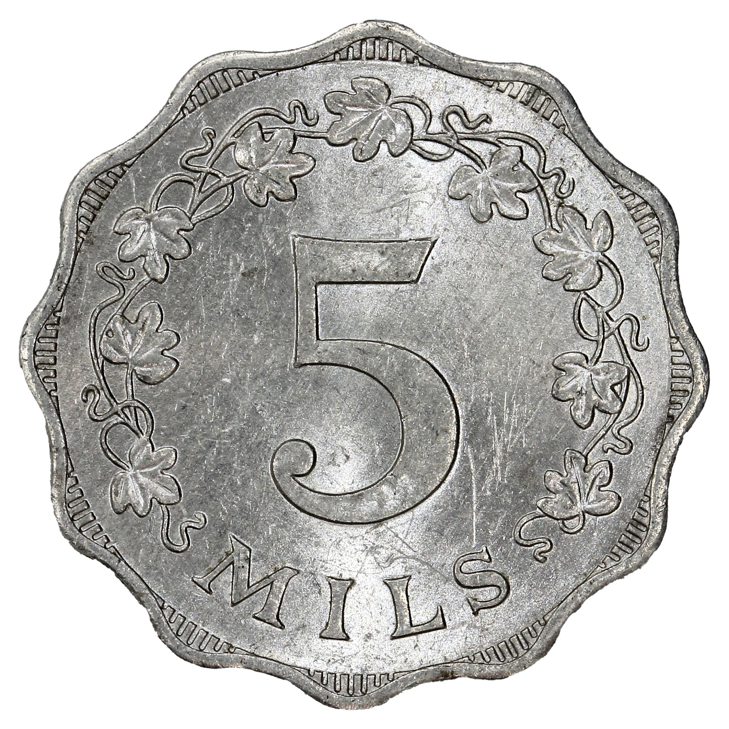 Malta 1972 5 Mils Uncirculated (MS60)