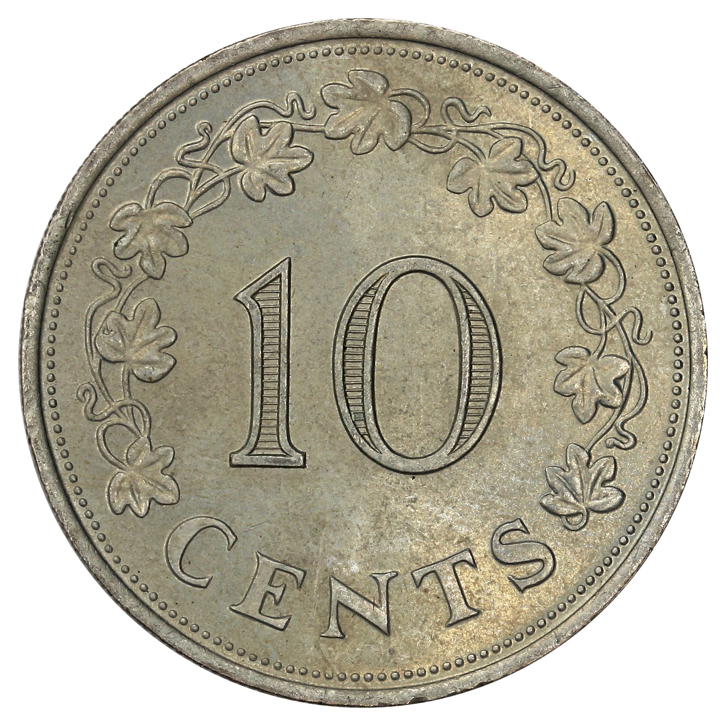 Malta 1972 10 Cents Uncirculated (MS60)