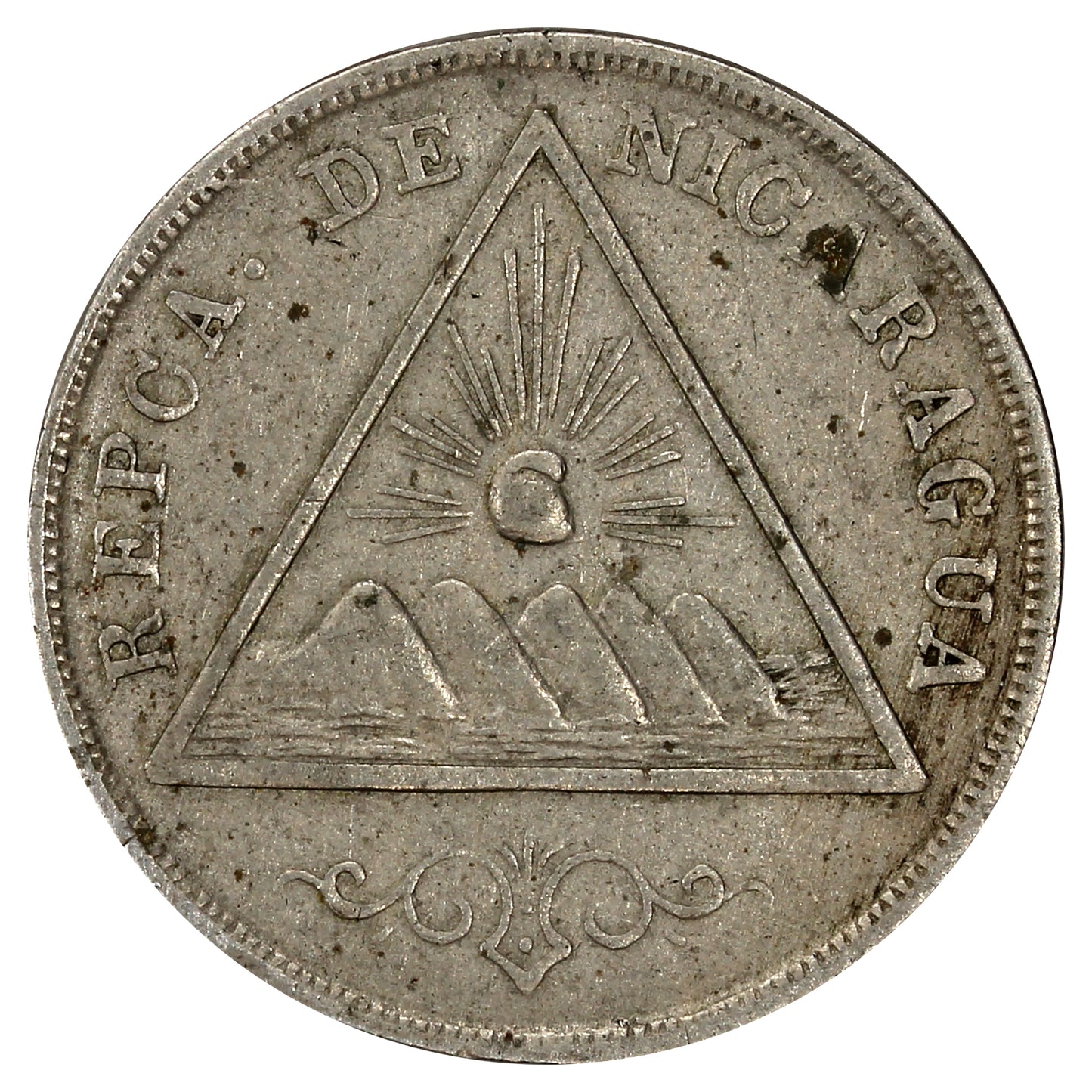 Nicaragua 1899 5 Centavos Extra Fine (EF40)