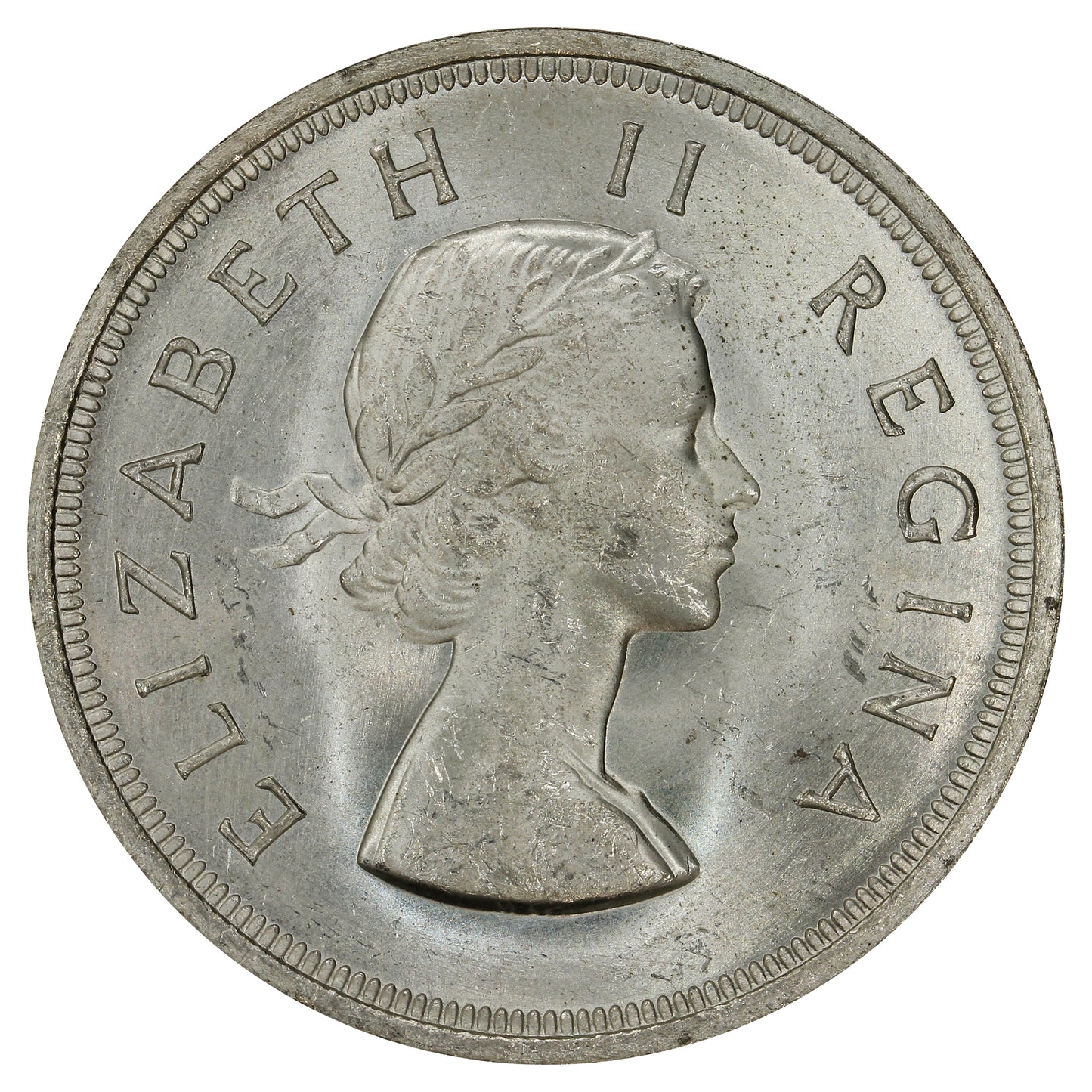 South Africa 1954 5 Shillings Brilliant Uncirculated (MS63)