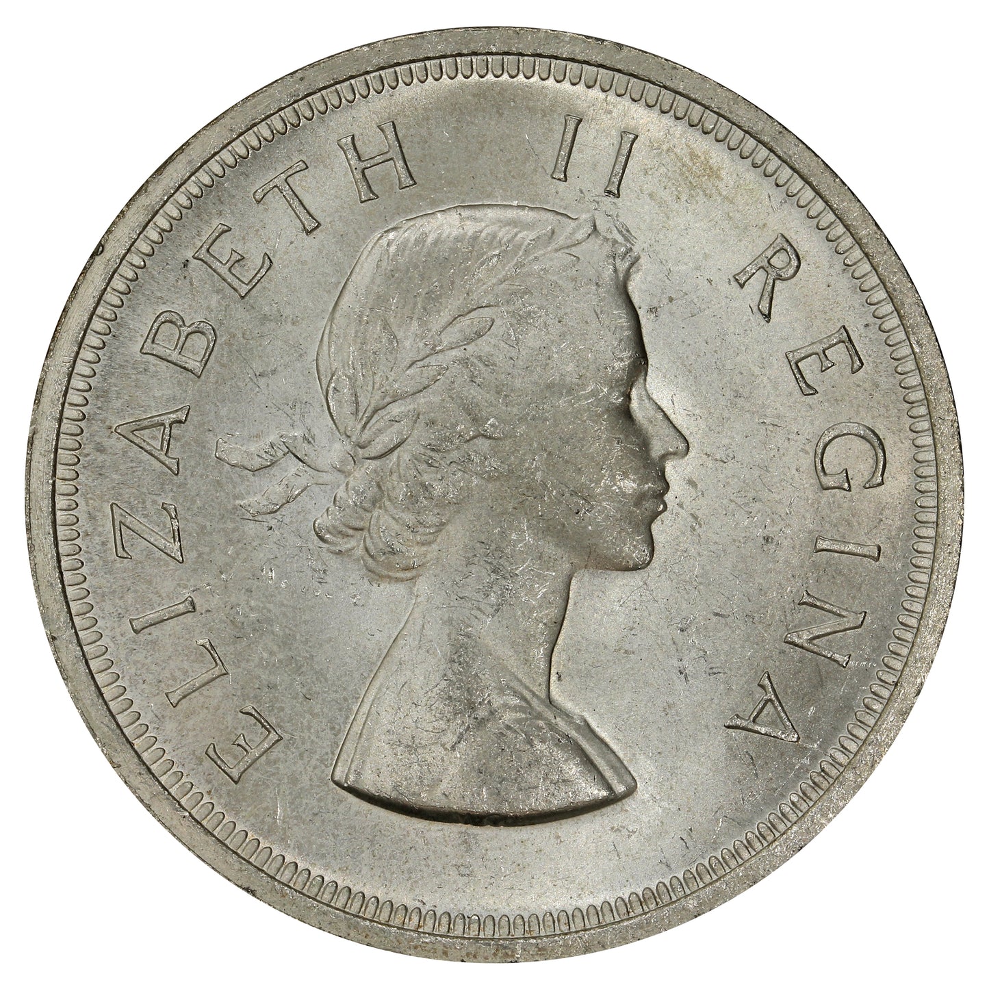 South Africa 1957 5 Shillings Brilliant Uncirculated (MS63)