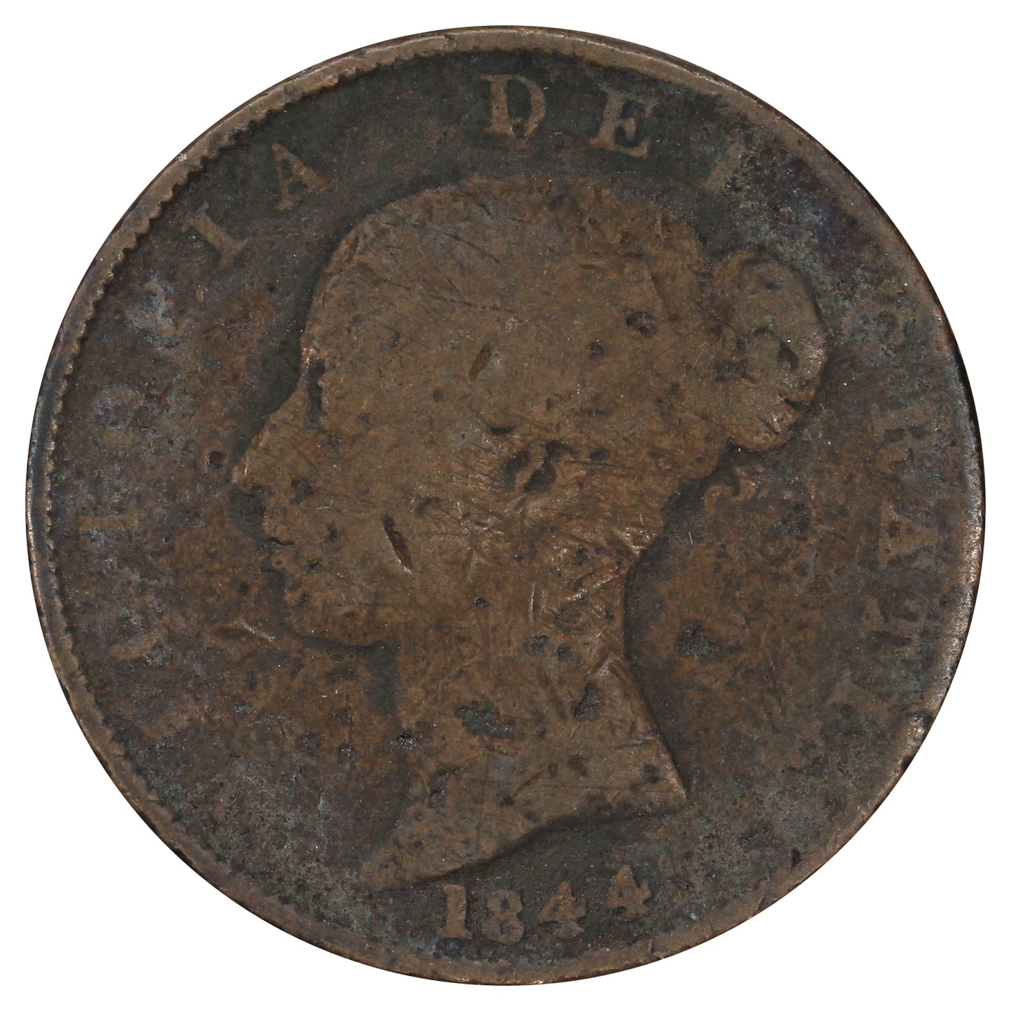 Great Britain 1844 1/2 Penny Good (G4)