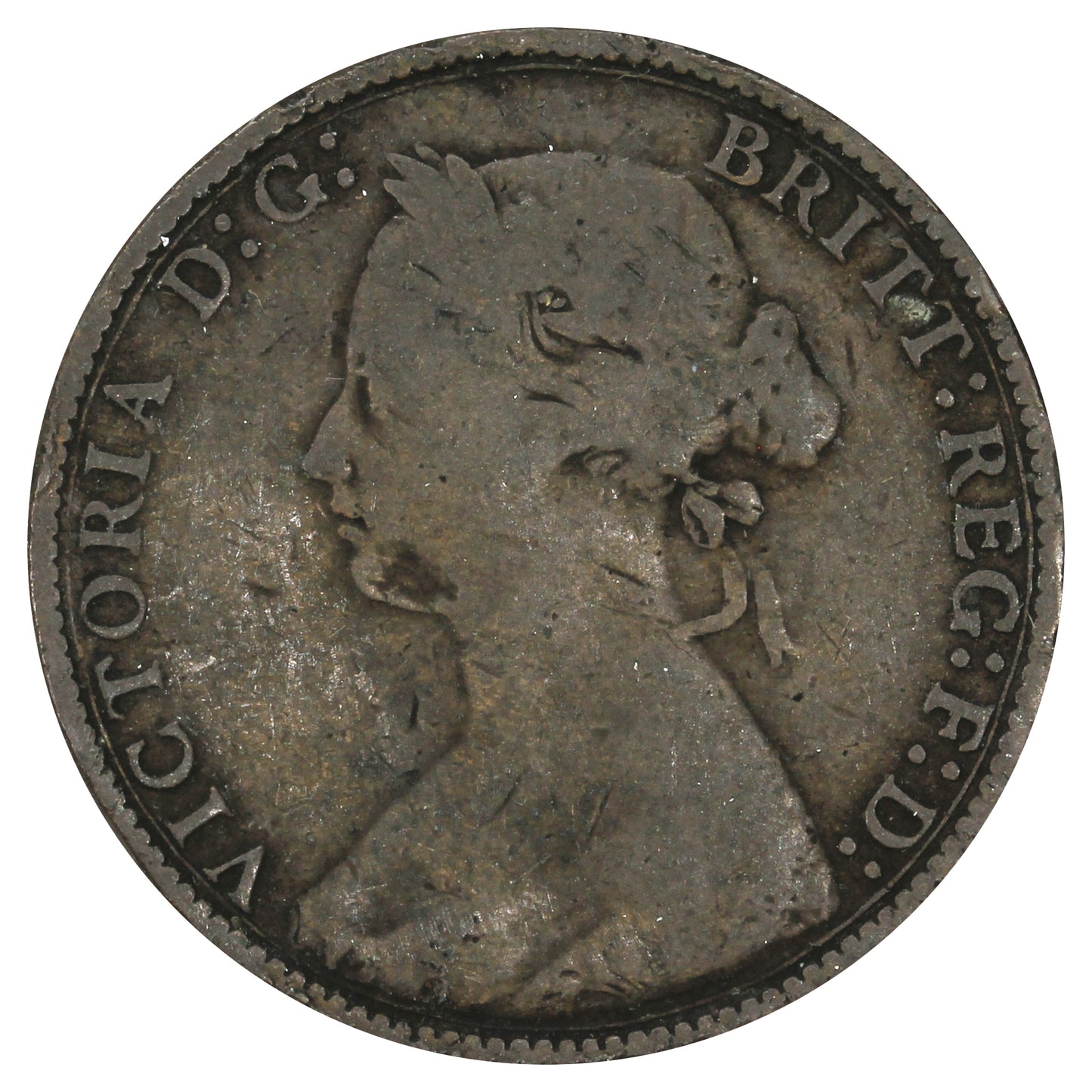 Great Britain 1875 1/2 Penny Good (G4)