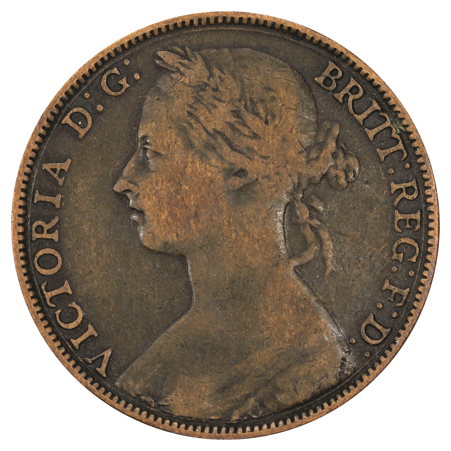 Great Britain 1882H Penny Very Good (VG8)