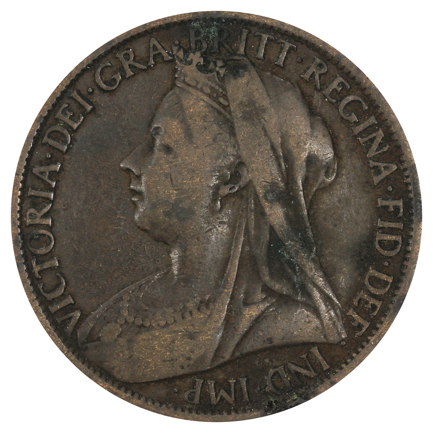 Great Britain 1897 Penny Very Good (VG8)