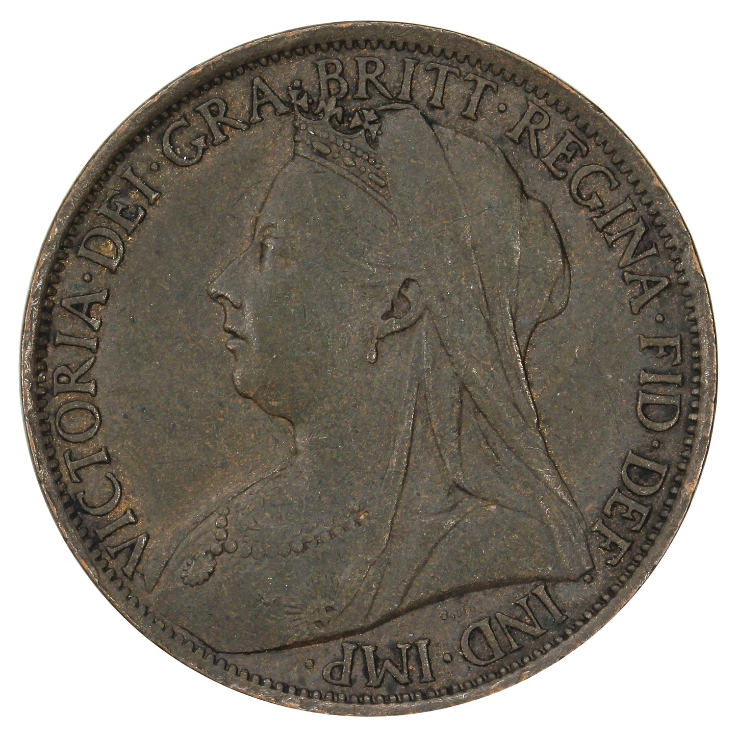 Great Britain 1901 Penny Very Fine (VF20)