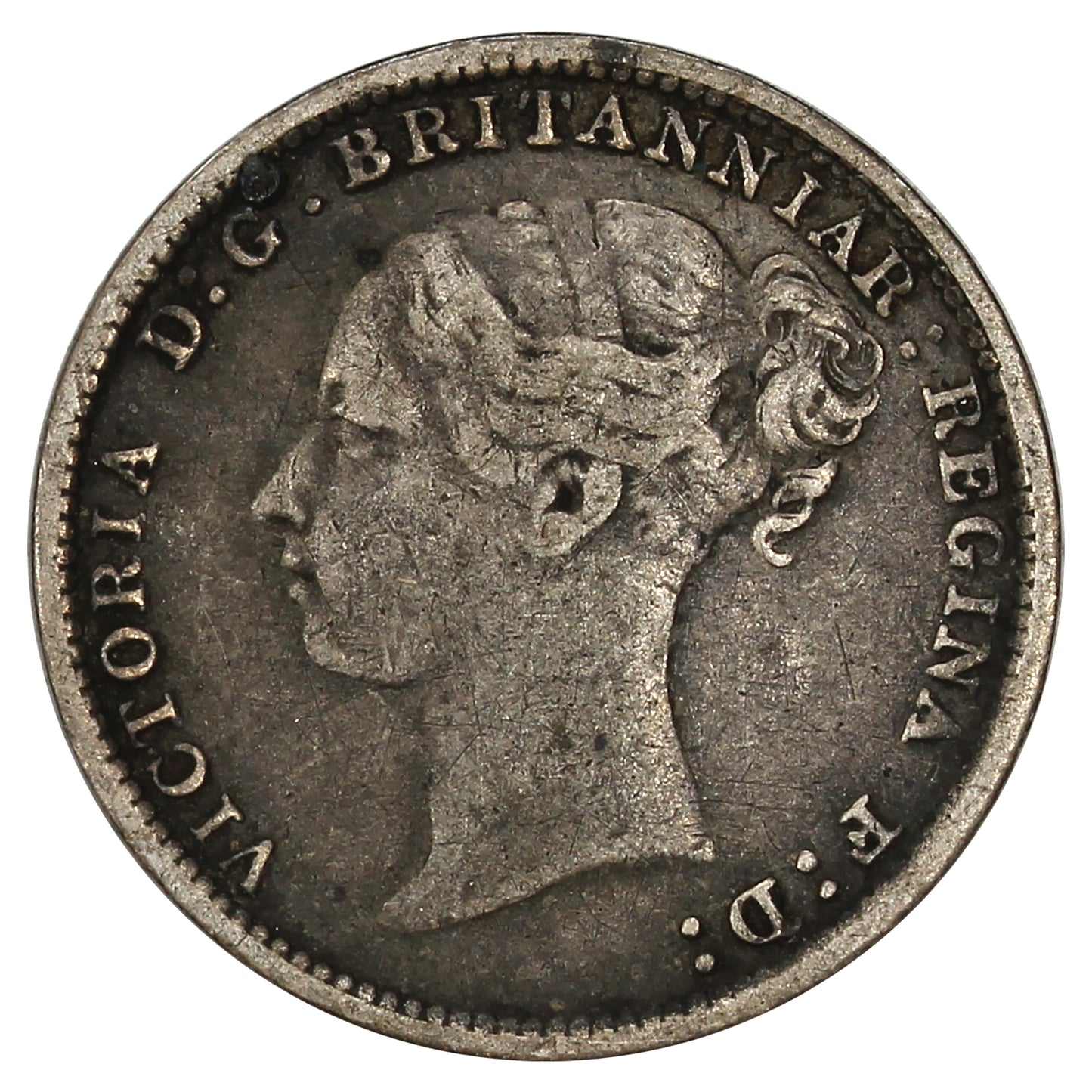Great Britain 1886 3 Pence Very Fine (VF20)