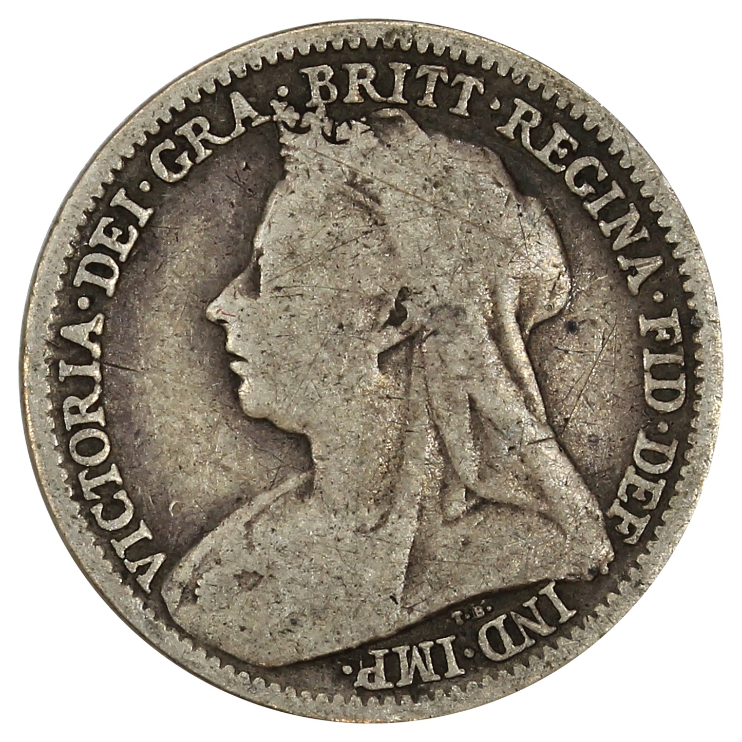 Great Britain 1898 3 Pence Very Good (VG8)