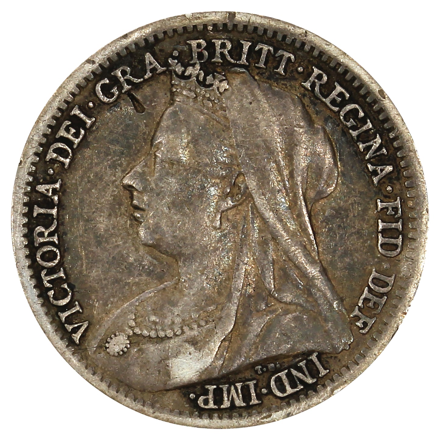 Great Britain 1901 3 Pence VF-EF (VF30)