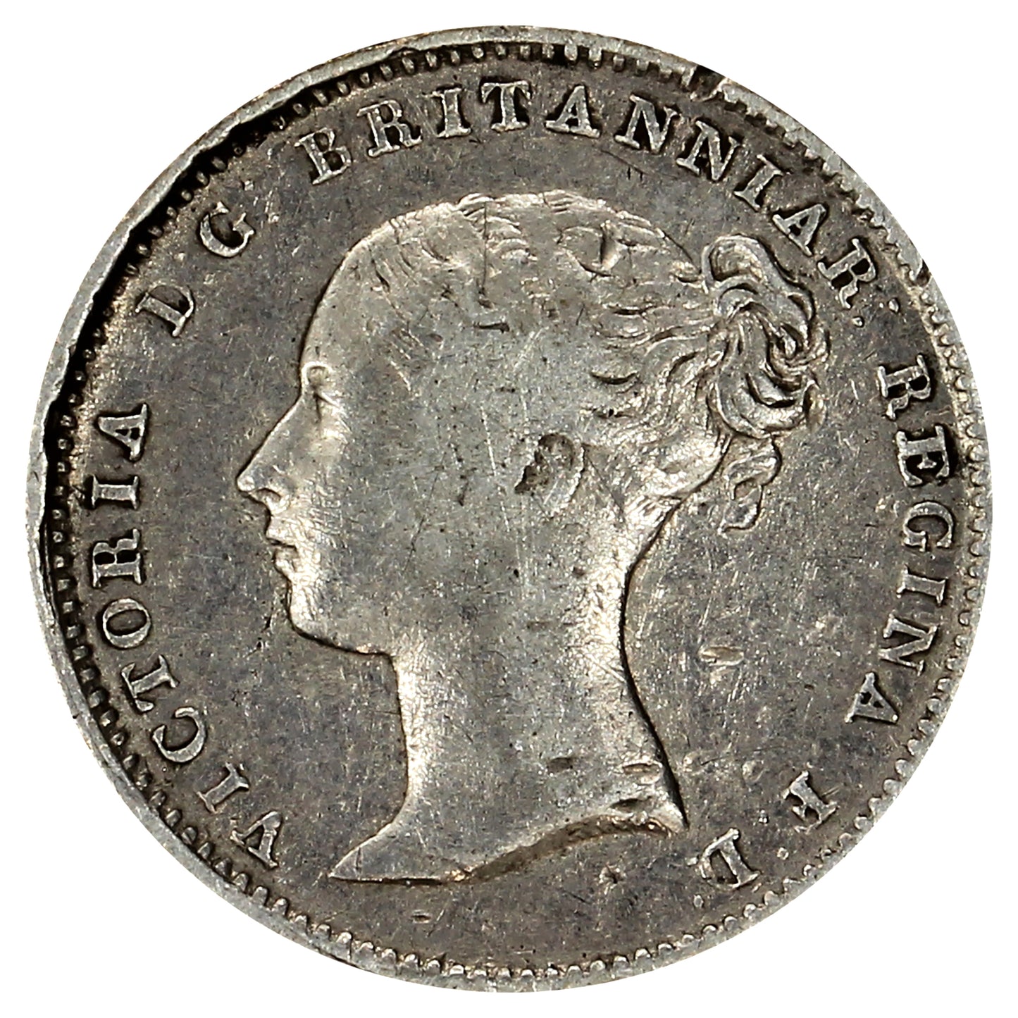 Great Britain 1842 4 Pence F-VF (F15)