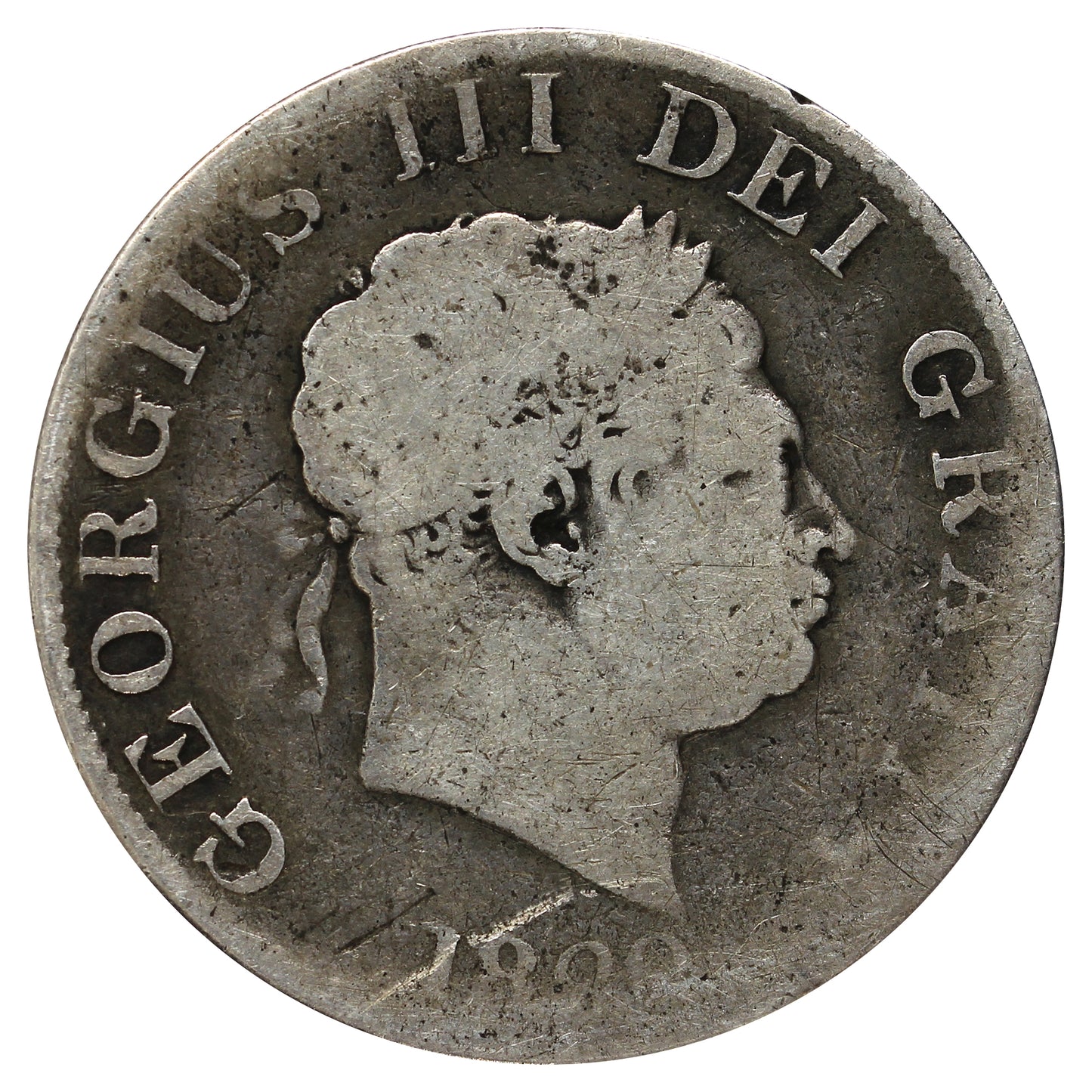 Great Britain 1820 George III 1/2 Crown Good (G4) $