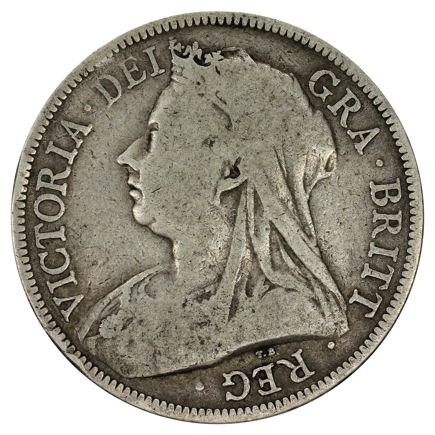 Great Britain 1893 1/2 Crown Very Good (VG8)