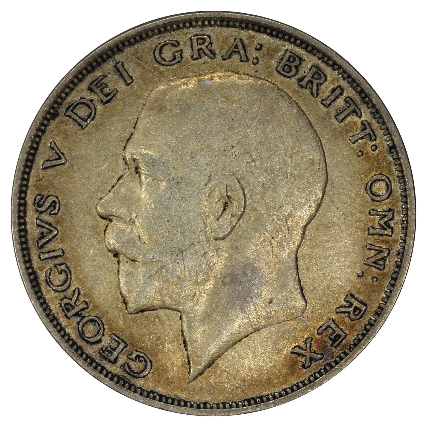 Great Britain 1920 1/2 Crown Very Fine (VF20)
