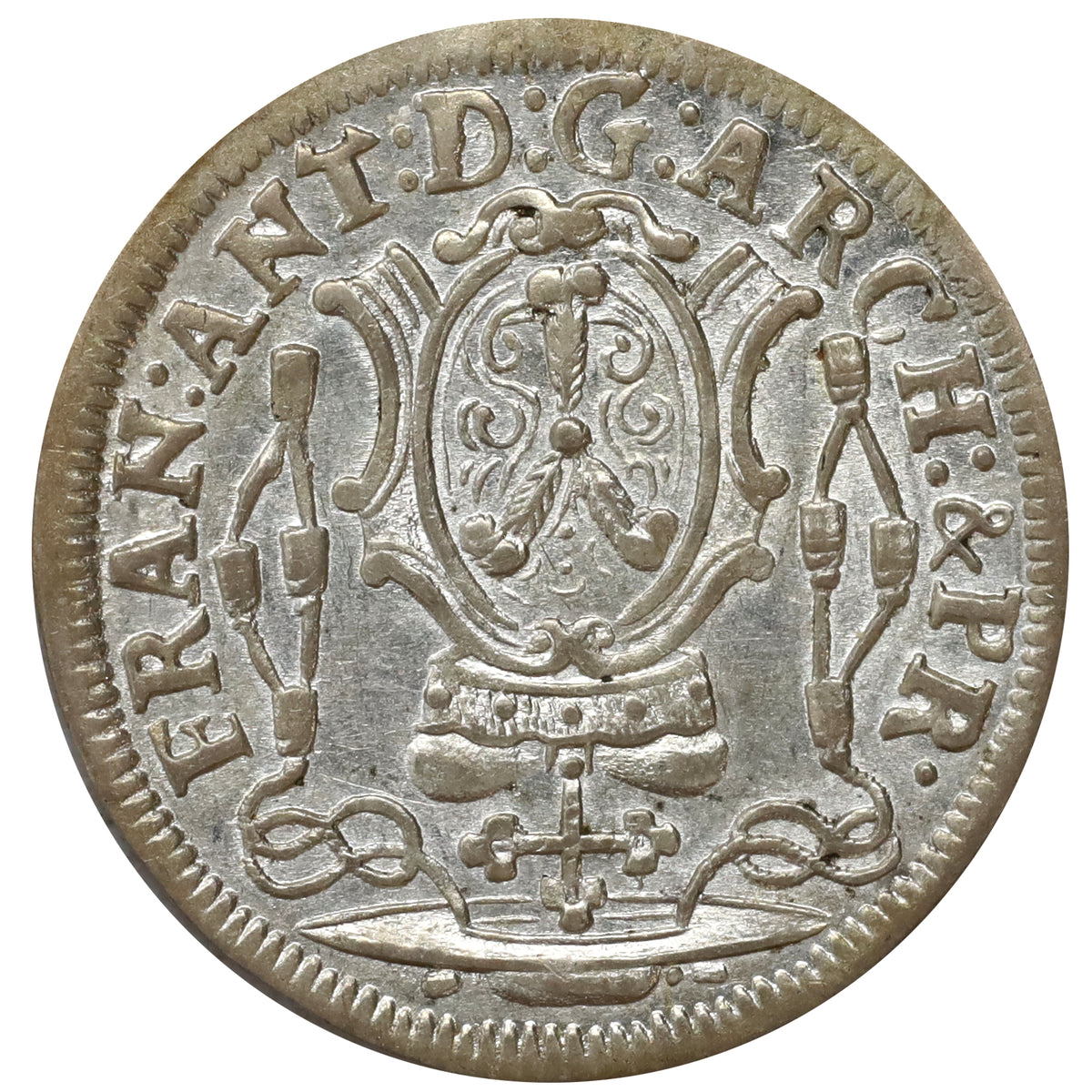 Austria 1720 Salzburg 4 Kruzer AU-UNC (AU55) $