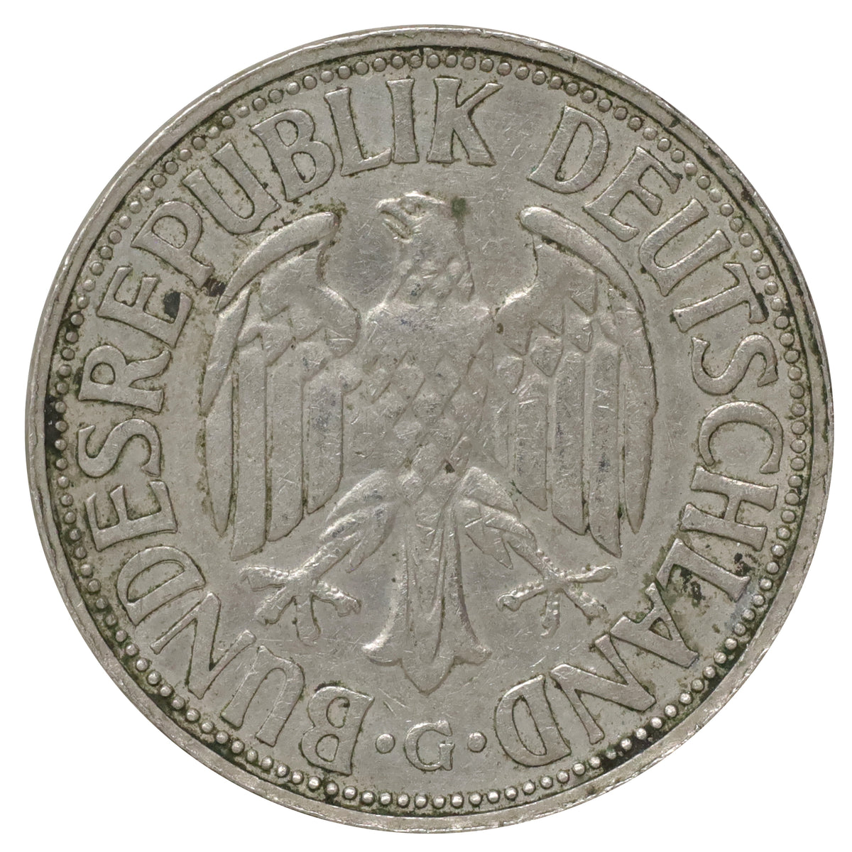 German Federal Republic 1951G 2 Marks Extra Fine (EF40)