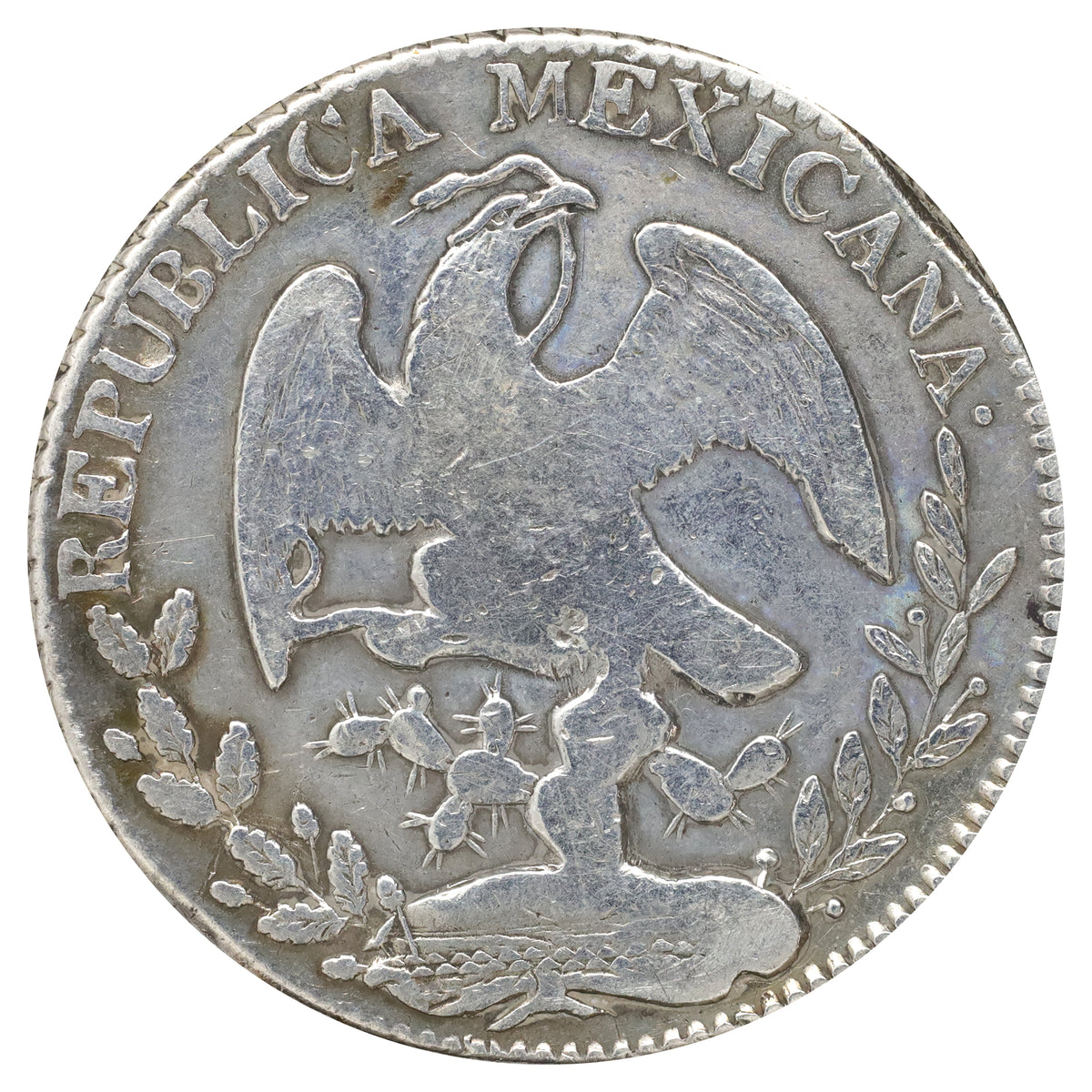 Mexico 1841PI 8 Reales Very Good (VG8)