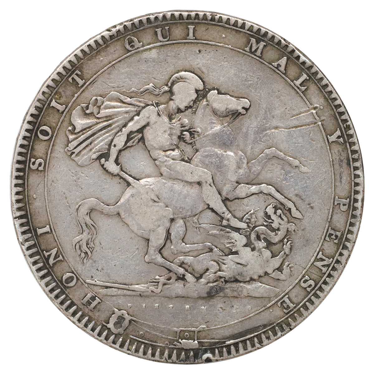 Great Britain 1819LX George III Crown Fine (F12) (L)