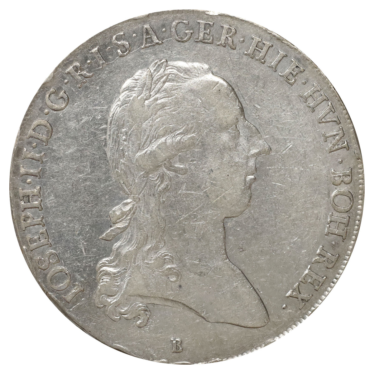 Austrian Netherlands 1784B Joseph II Kronen Thaler EF-AU (EF45) (L)