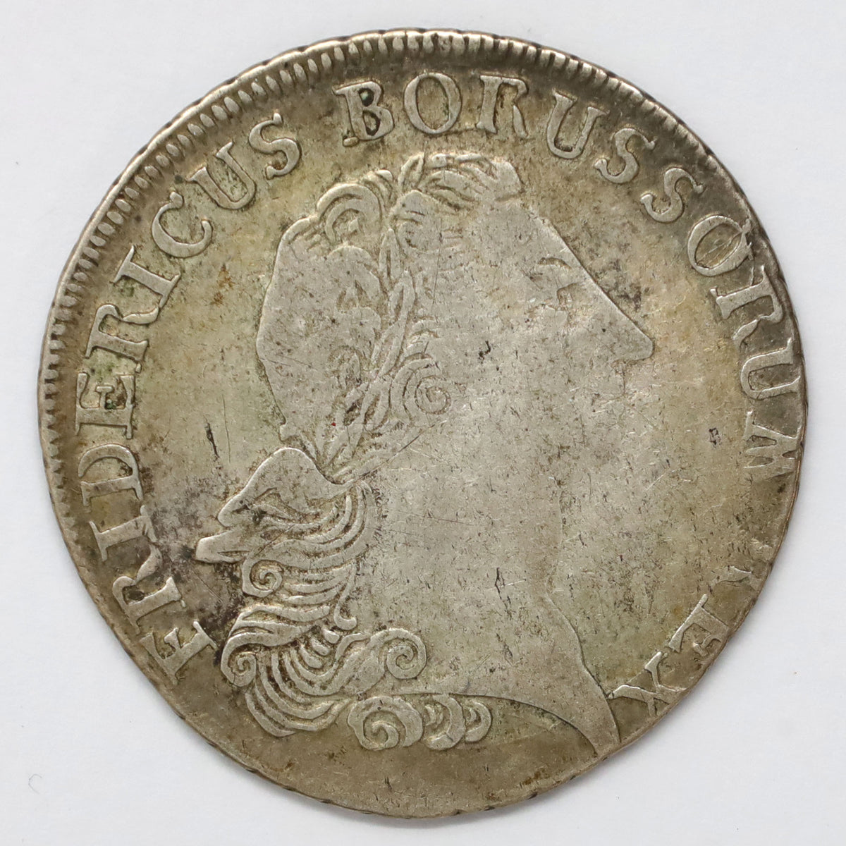 German States 1773B Prussia Friedrich II 1/3 Thaler VF-EF (VF30) $