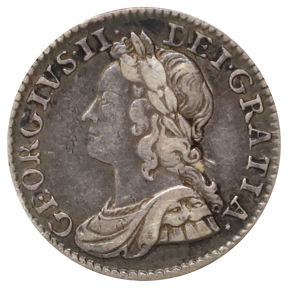 Great Britain 1760 George II 4 Pence Extra Fine (EF40) $