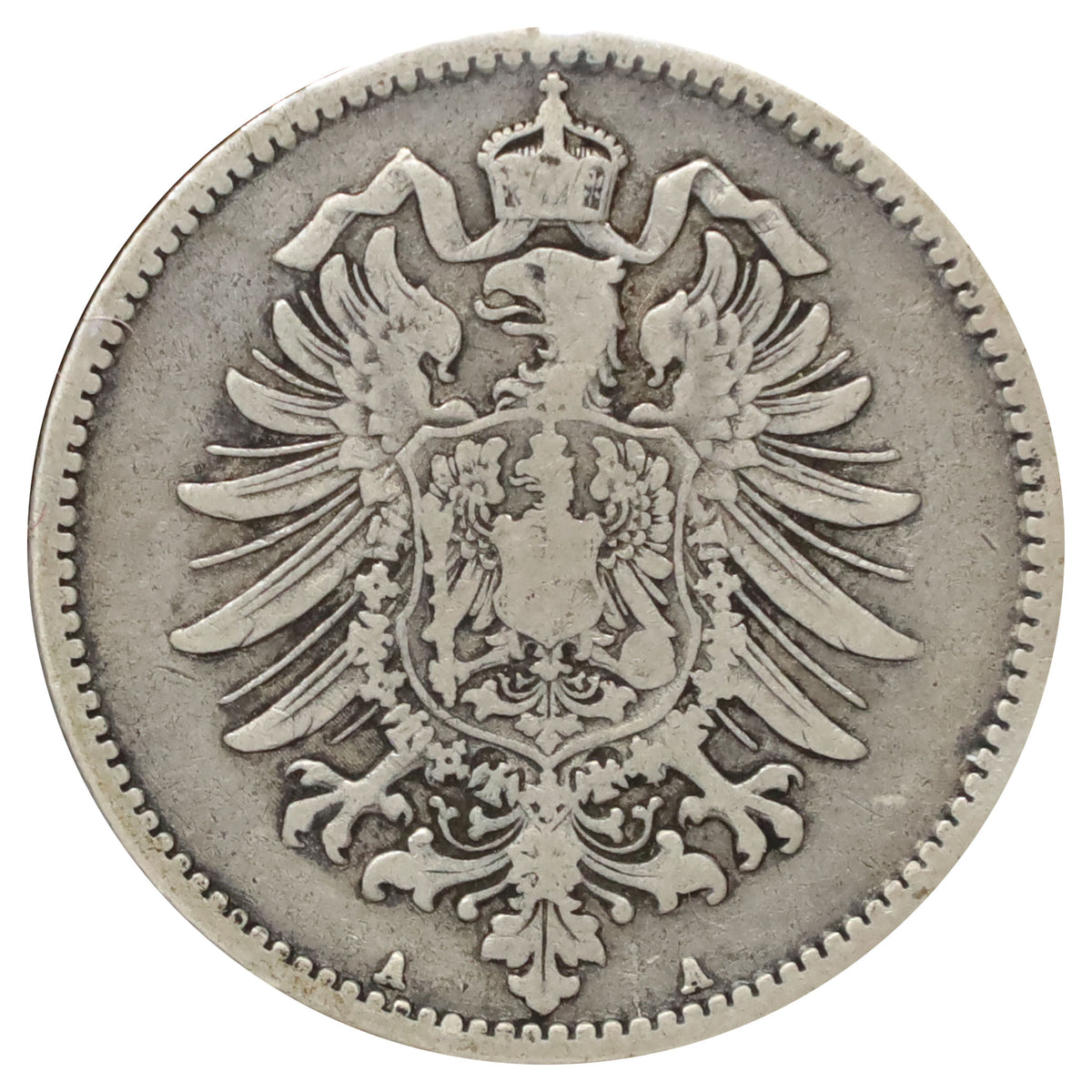 German Empire 1875A Mark Very Good (VG8)