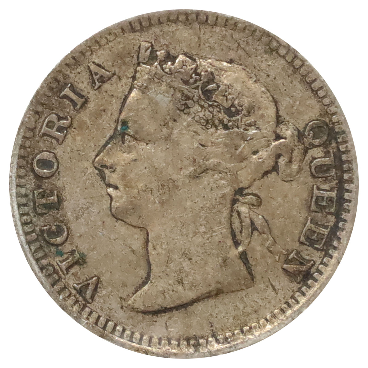 Hong Kong 1901 5 Cents Fine (F12)