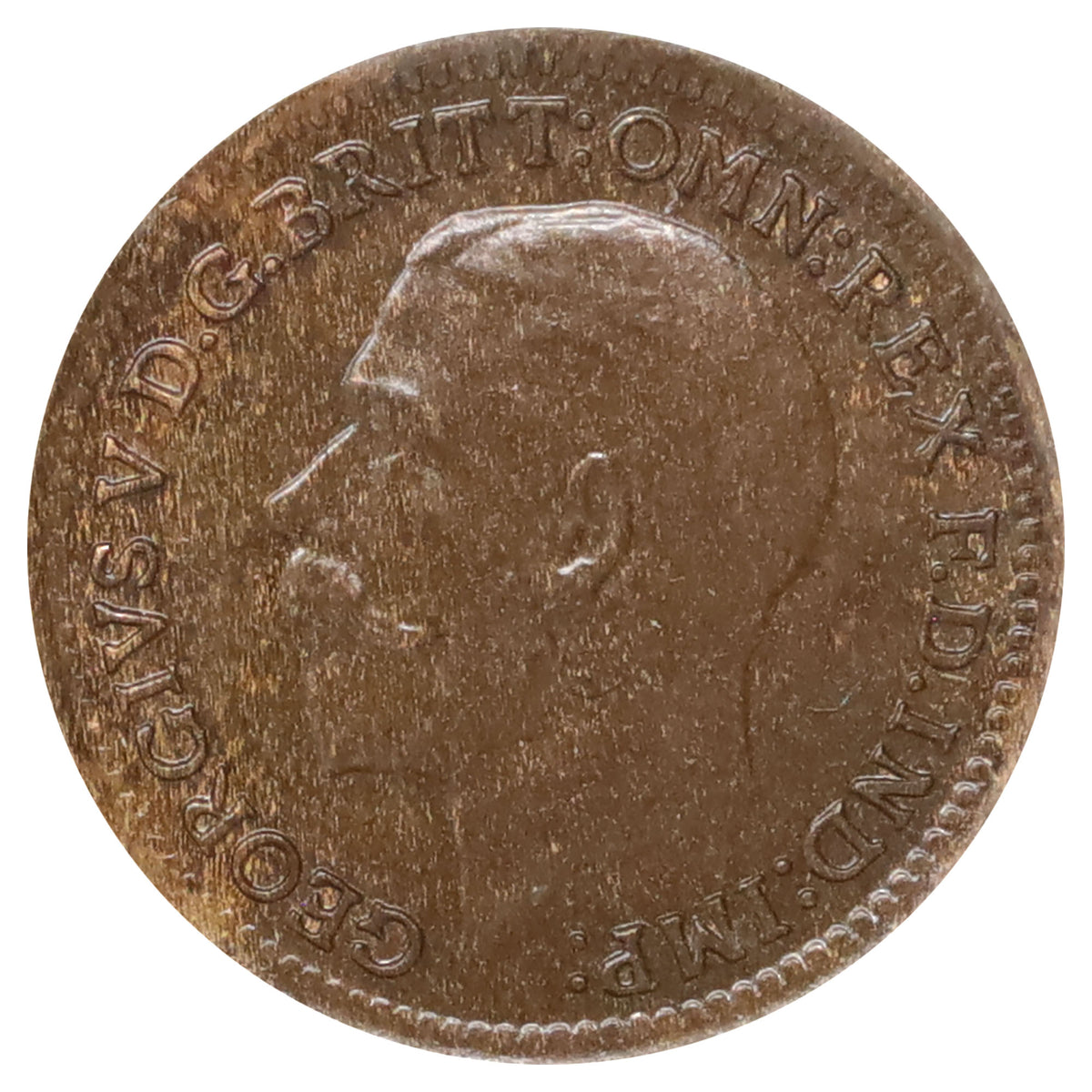 Malta 1913 1/3 Farthing AU-UNC (AU55)