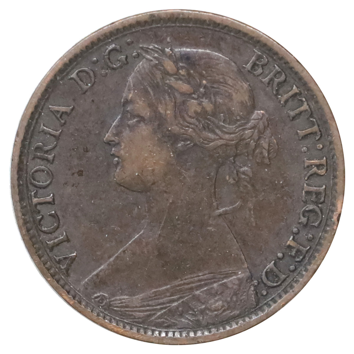 Great Britain 1865 Farthing Very Fine (VF20)