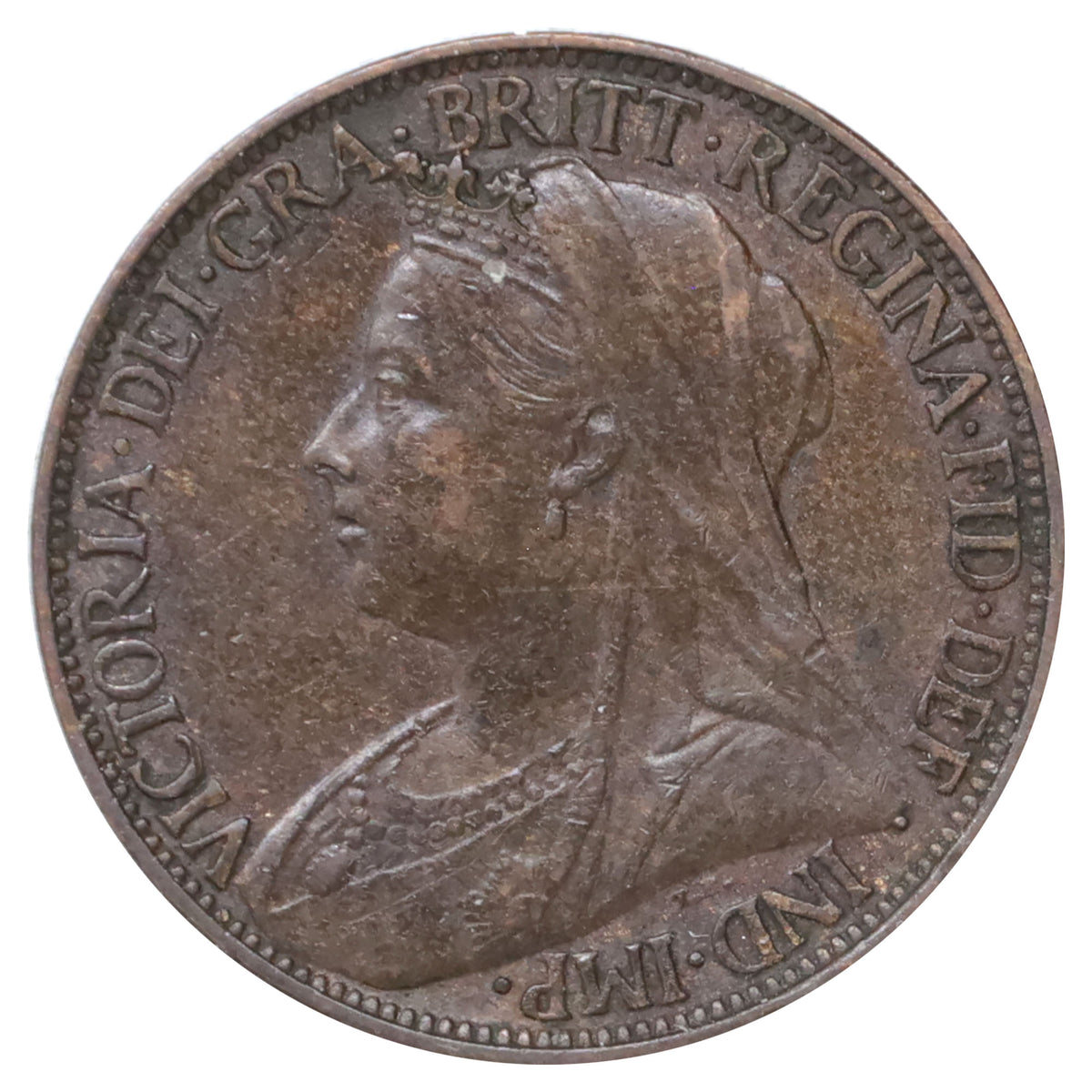 Great Britain 1900 Farthing Extra Fine (EF40)