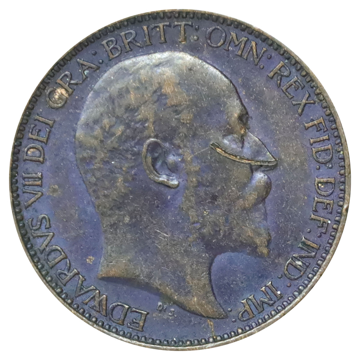 Great Britain 1909 Farthing Extra Fine (EF40)